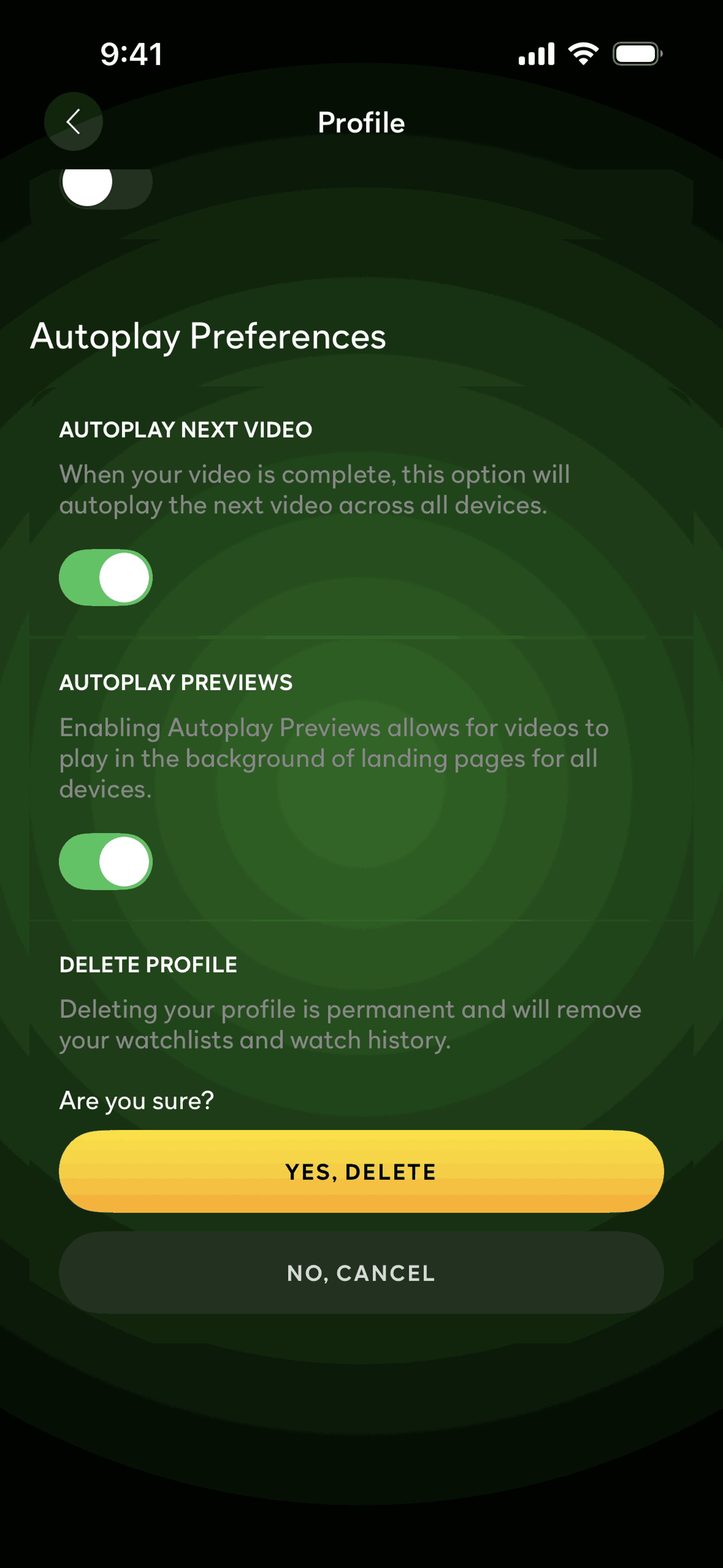 Peacock iOS Entertainment interface screenshot 8