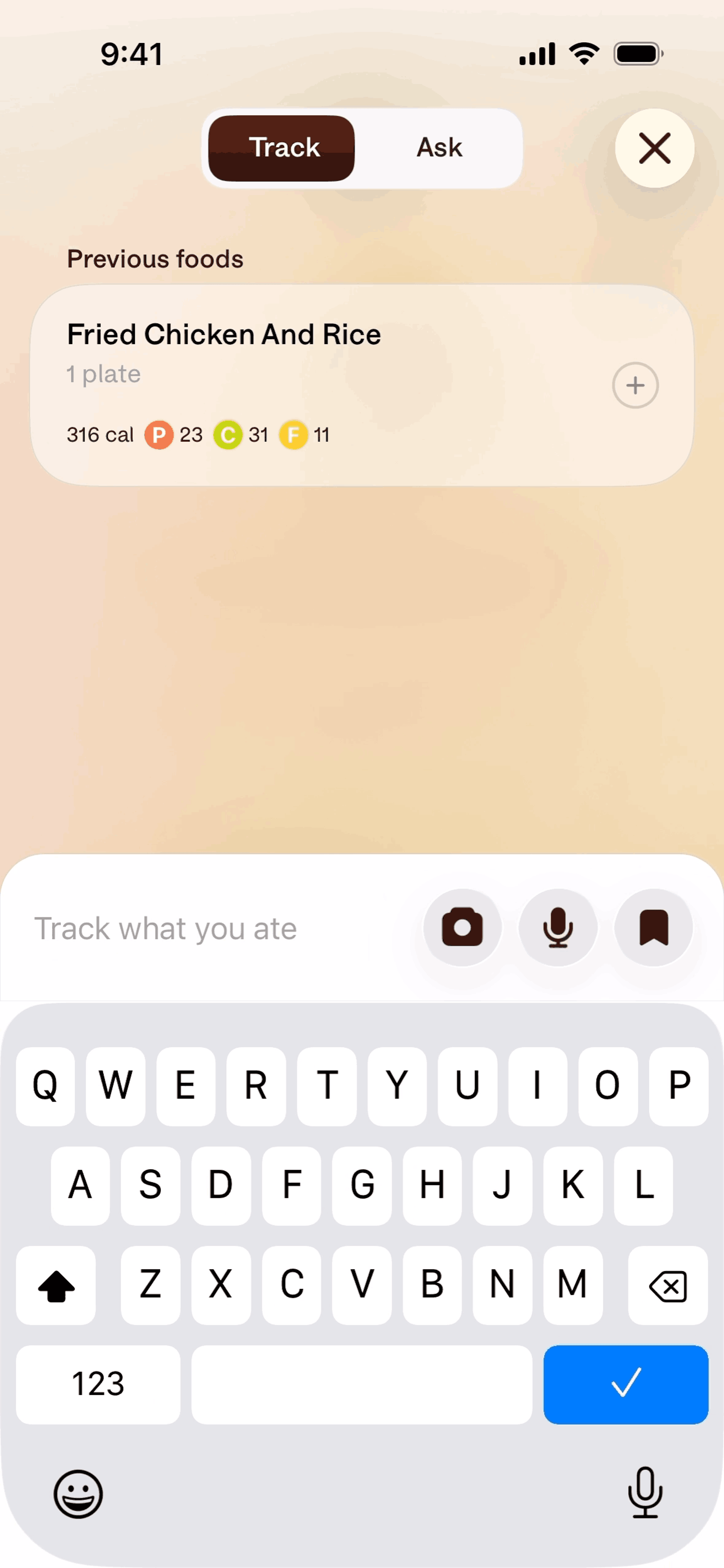 Alma iOS AI interface screenshot 1