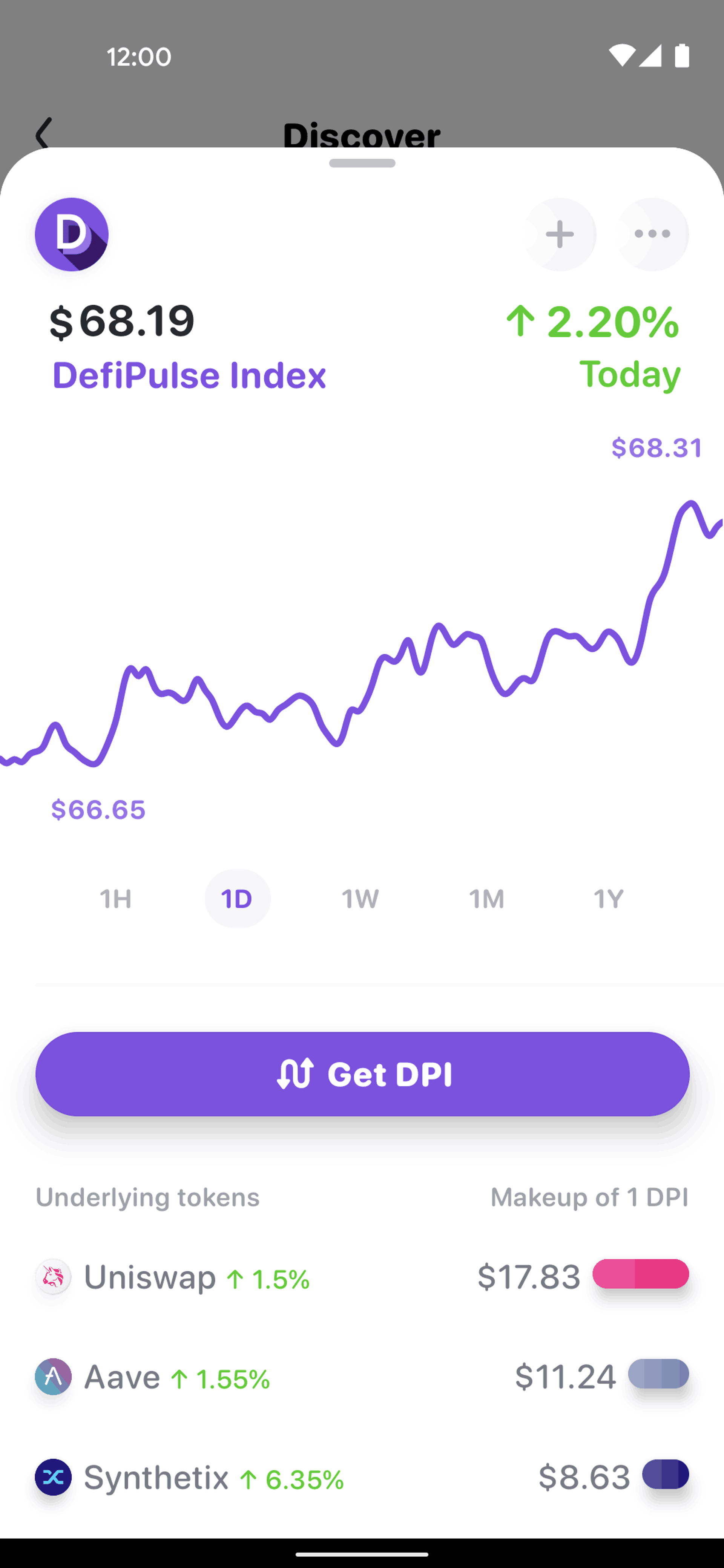 Rainbow Android Finance interface screenshot 22