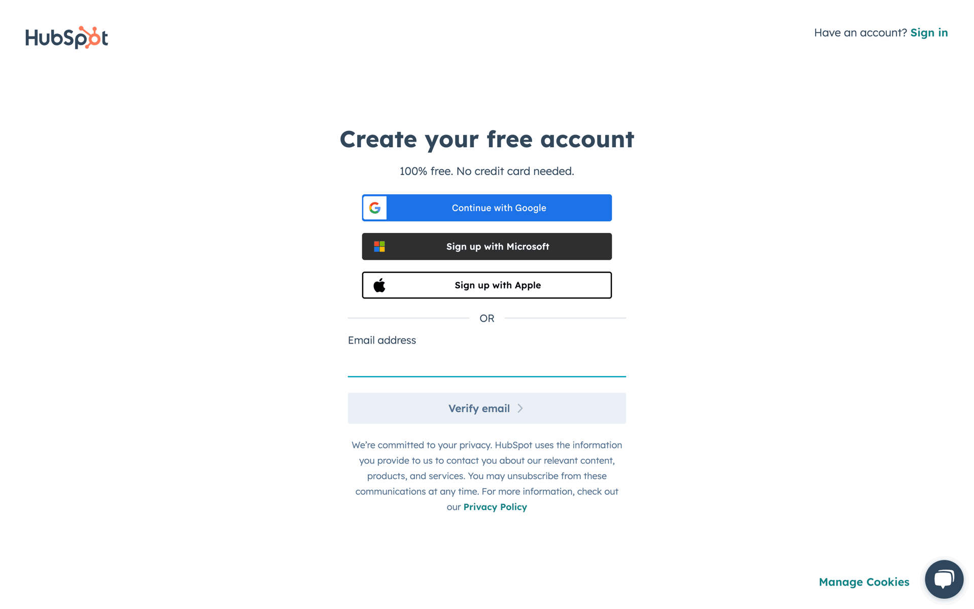 HubSpot Web Business interface screenshot 5