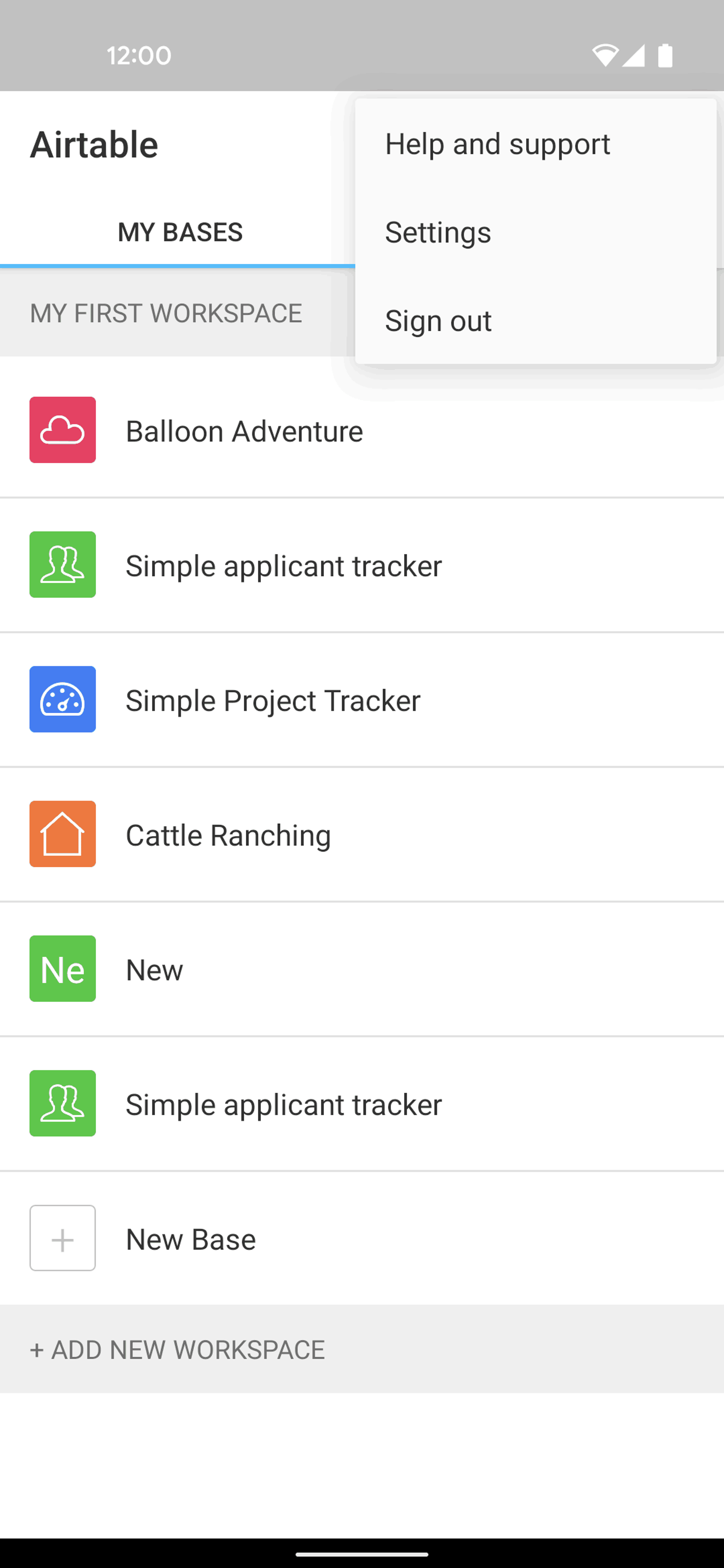 Airtable Android Productivity interface screenshot 16
