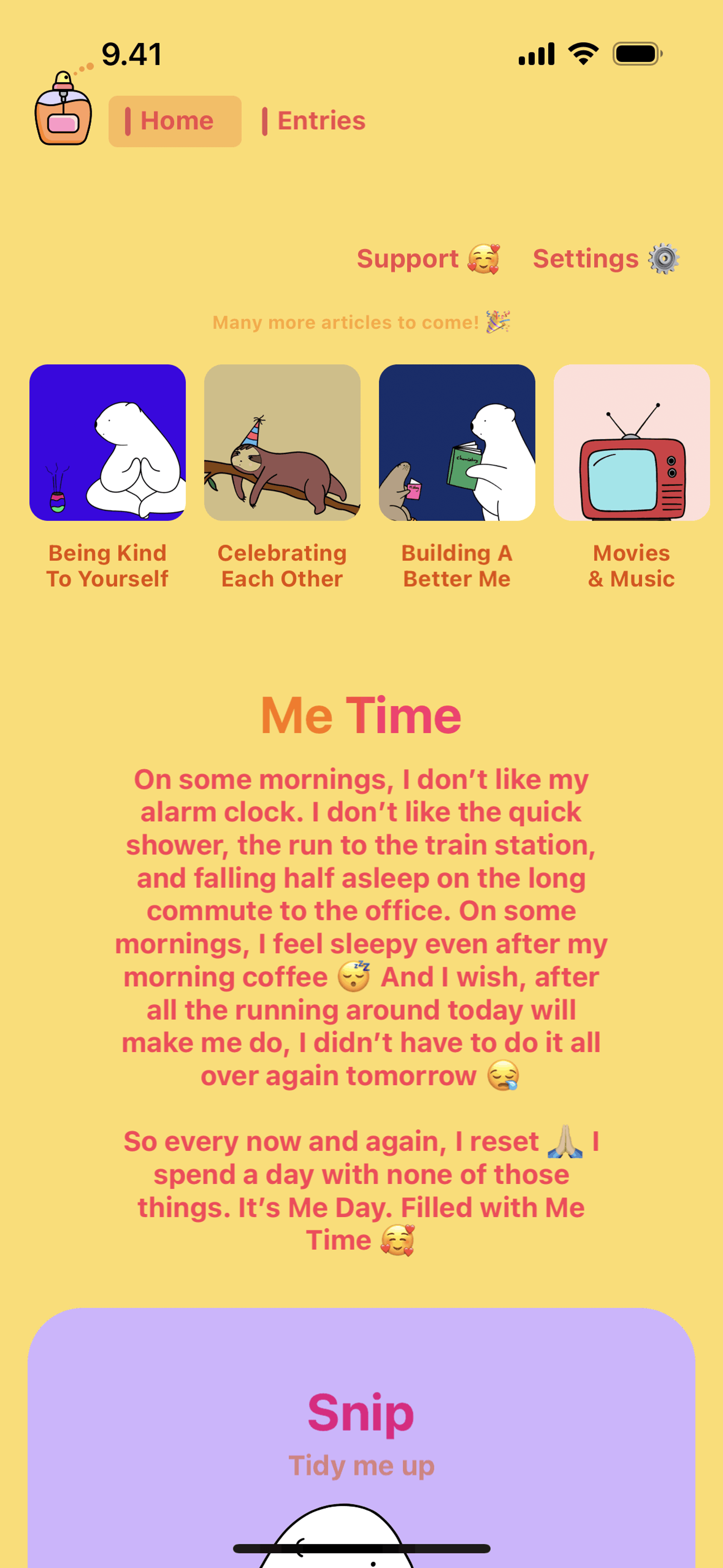 Bears Gratitude iOS Health & Fitness interface screenshot 20
