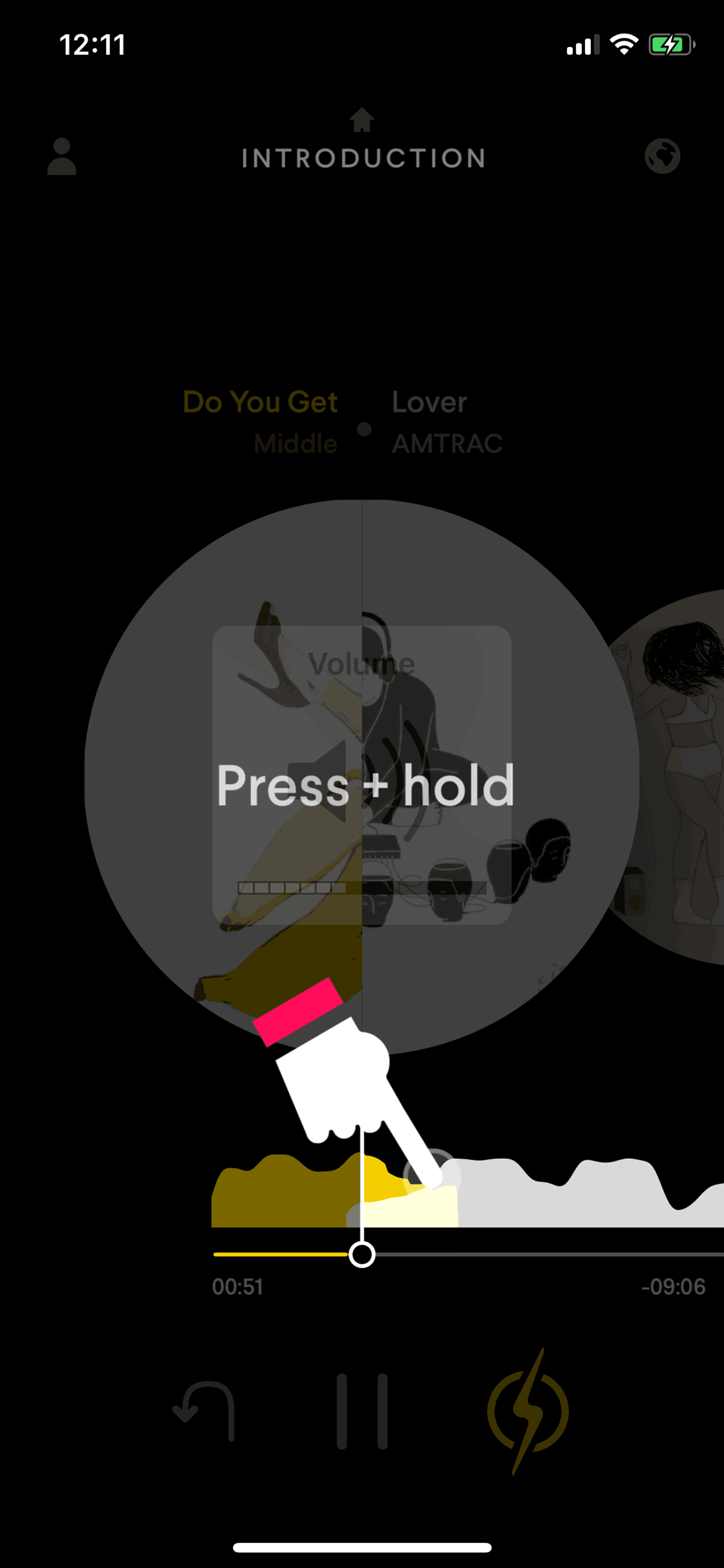 Pacemaker iOS Music & Audio interface screenshot 5
