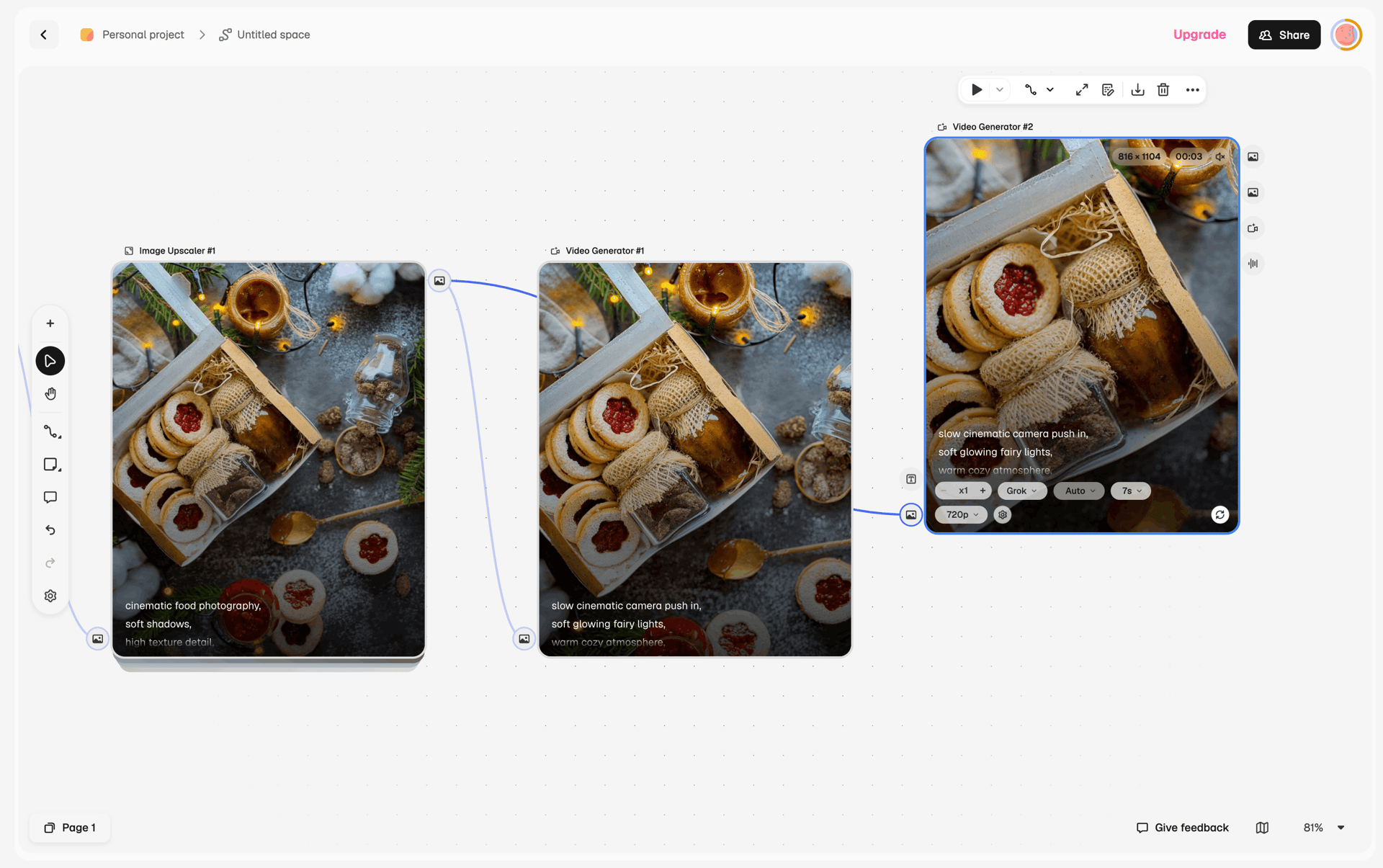 Magnific Web Photo & Video interface screenshot 13