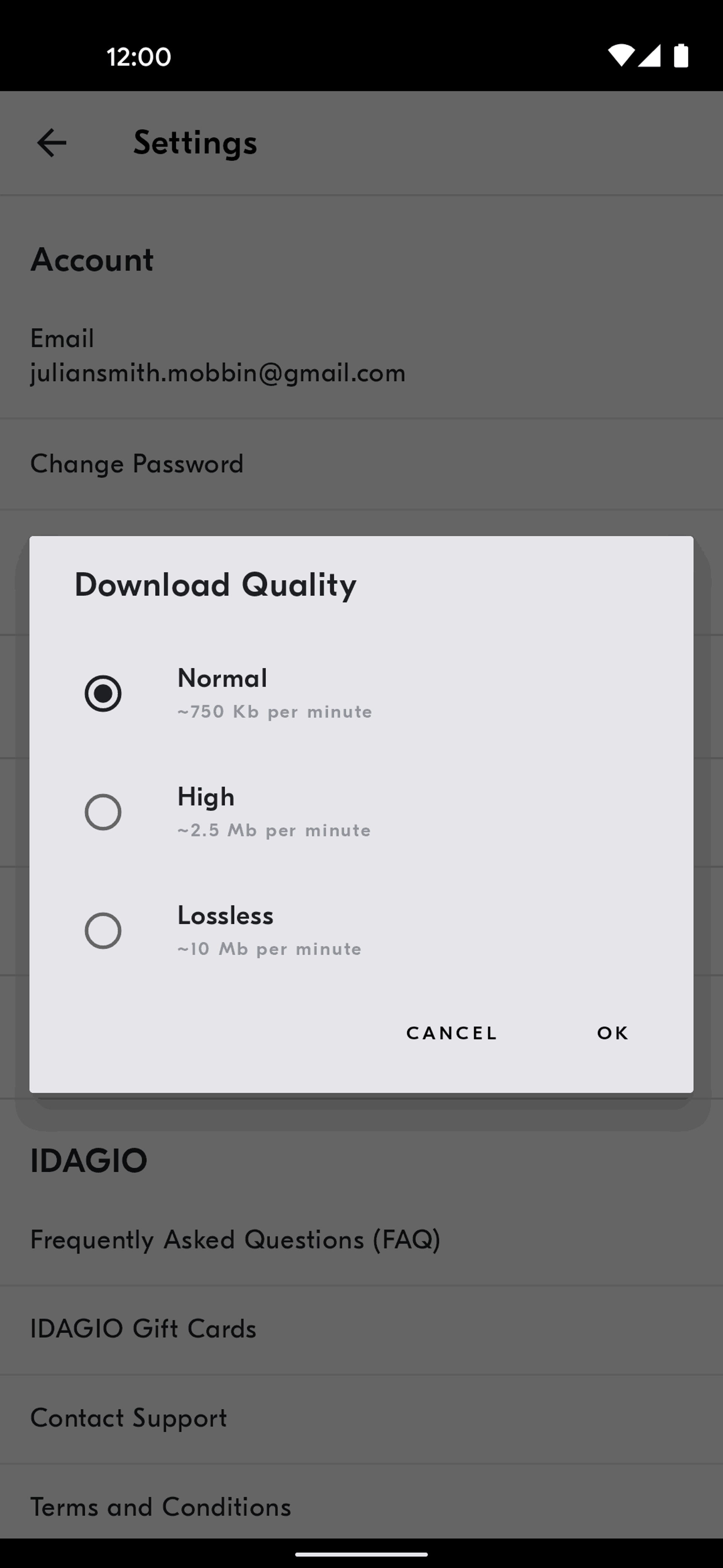IDAGIO Android Music & Audio interface screenshot 18