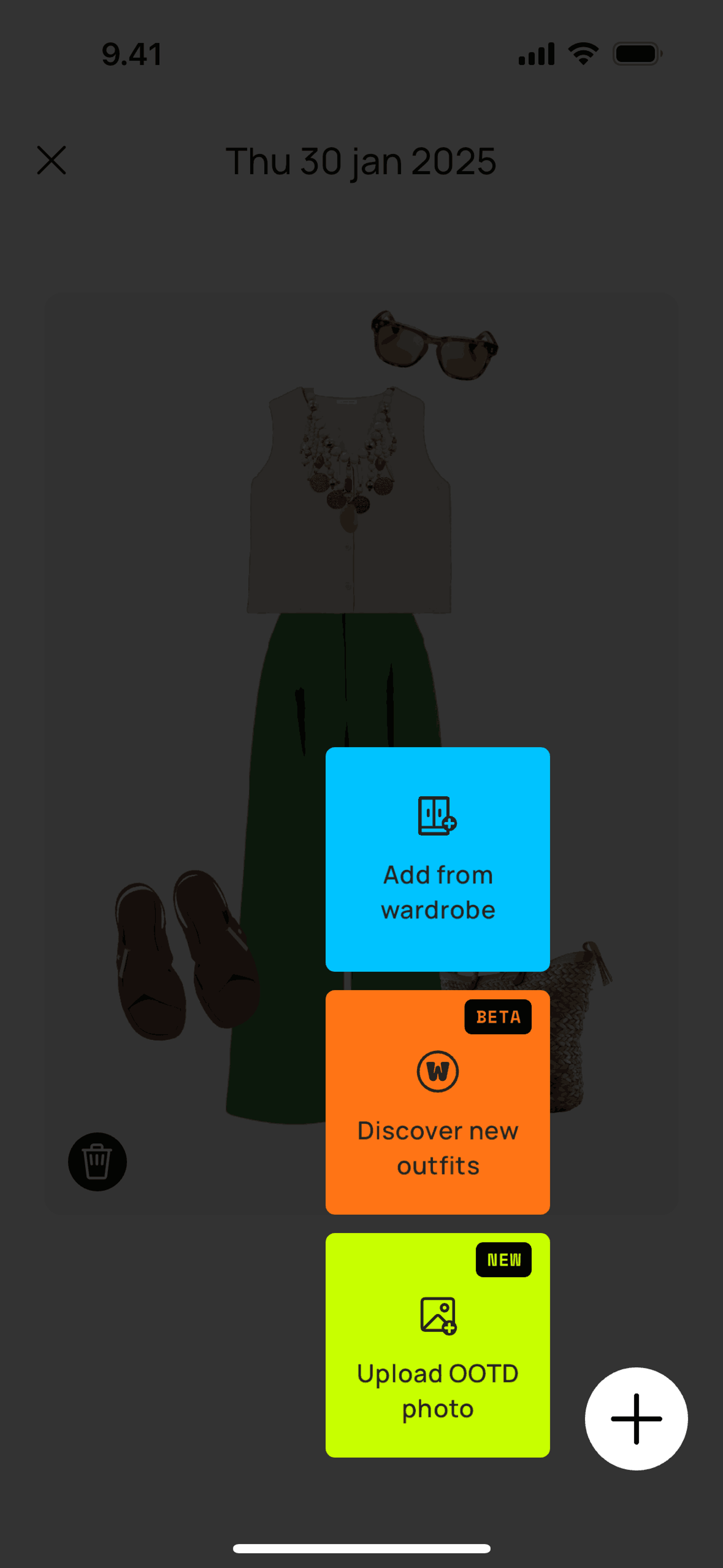 Whering iOS Lifestyle interface screenshot 9