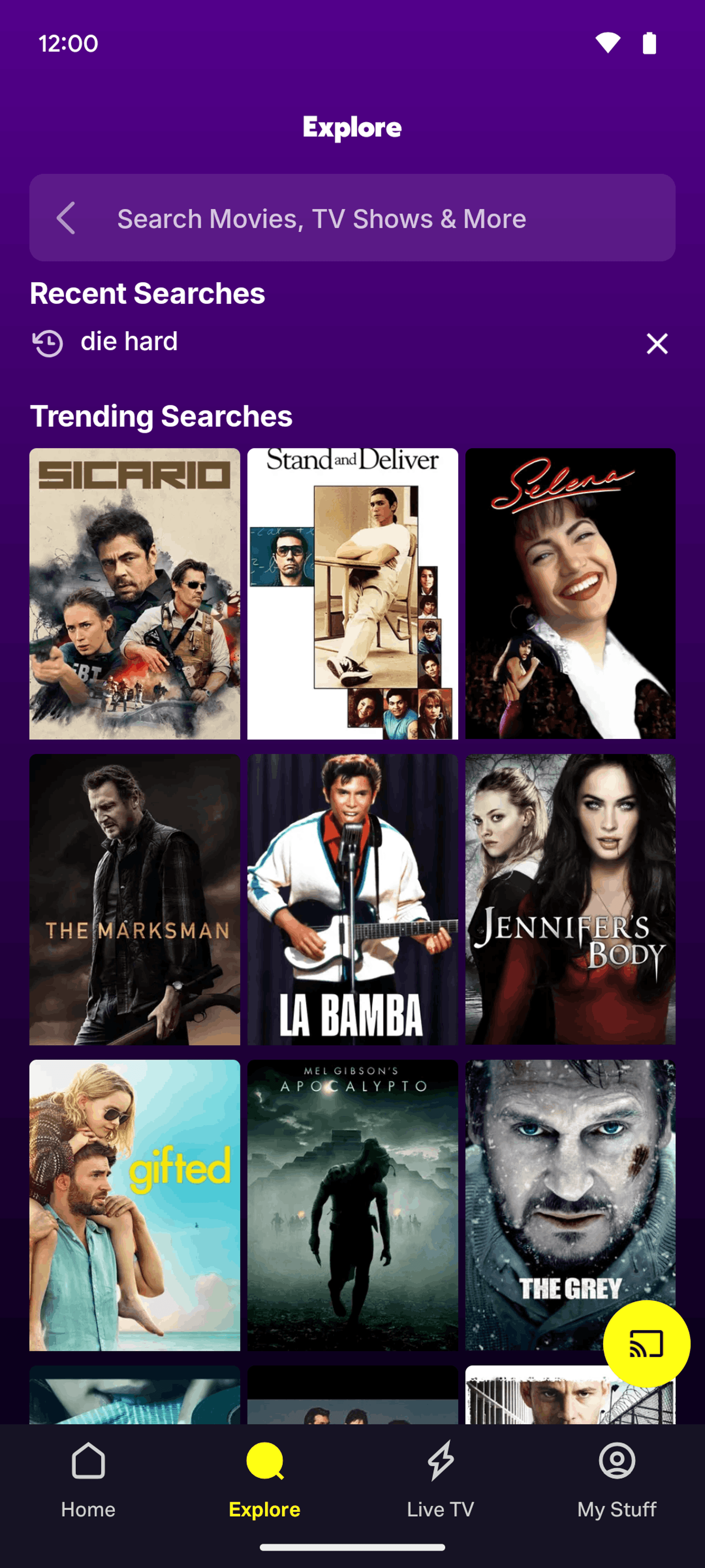 Tubi Android Entertainment interface screenshot 18