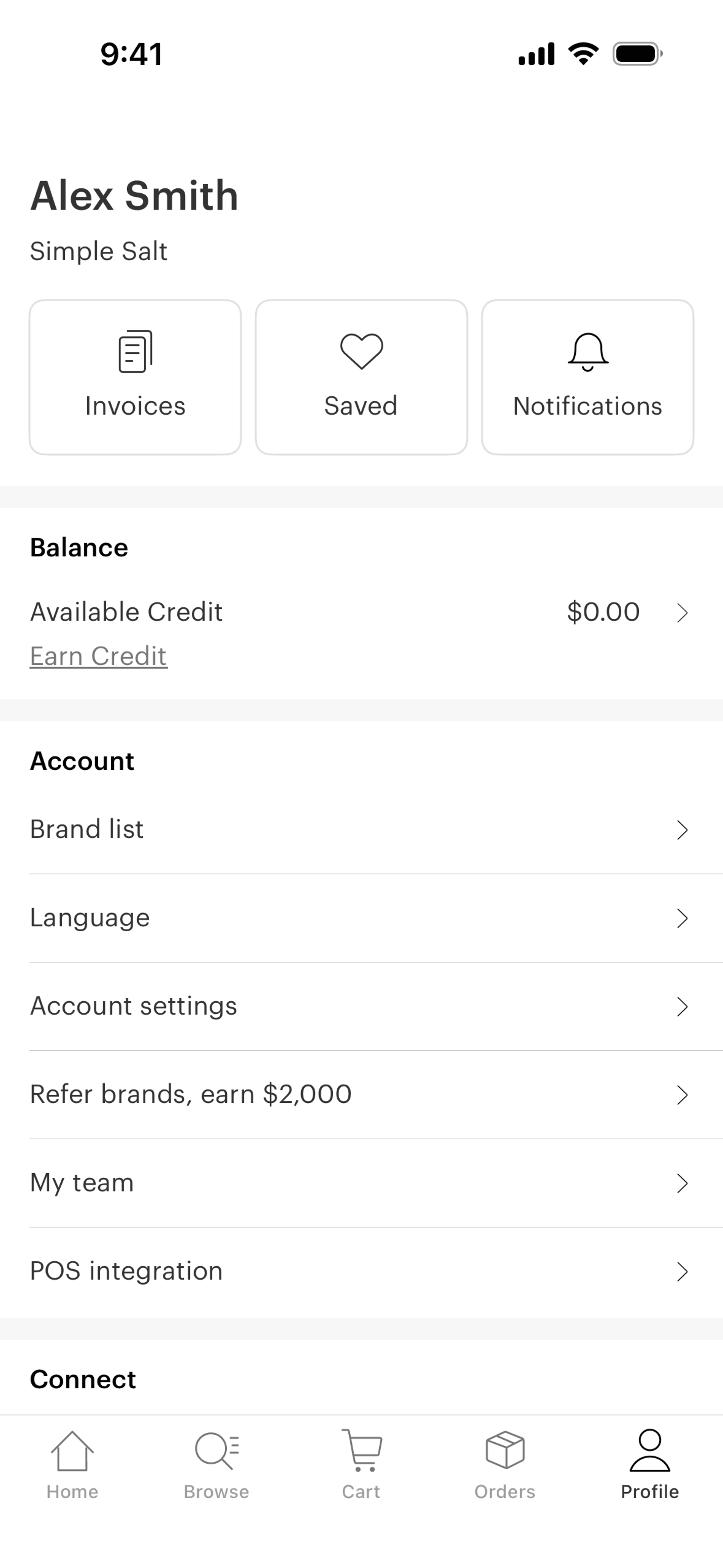 Faire Wholesale iOS Shopping interface screenshot 12