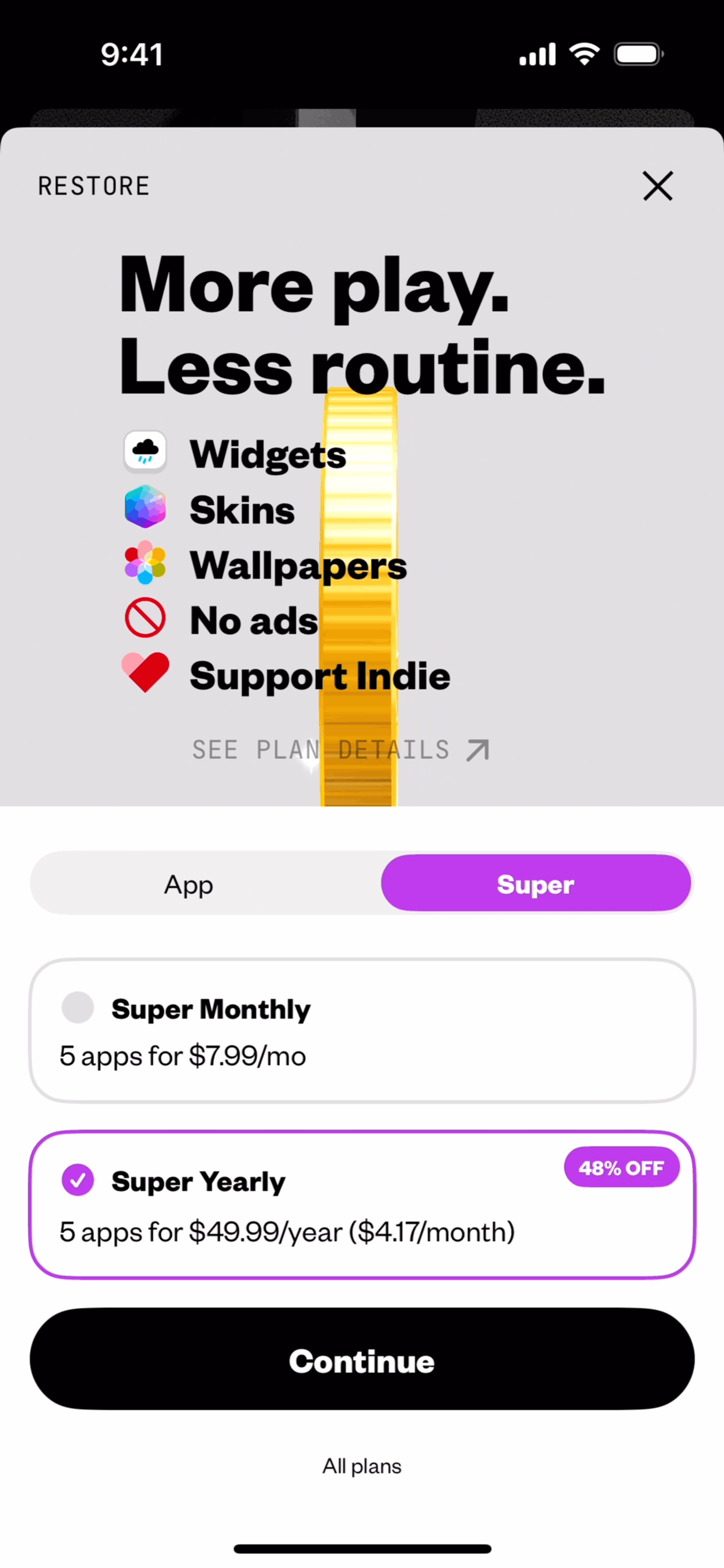 (Not Boring) Timer iOS Utilities interface screenshot 19