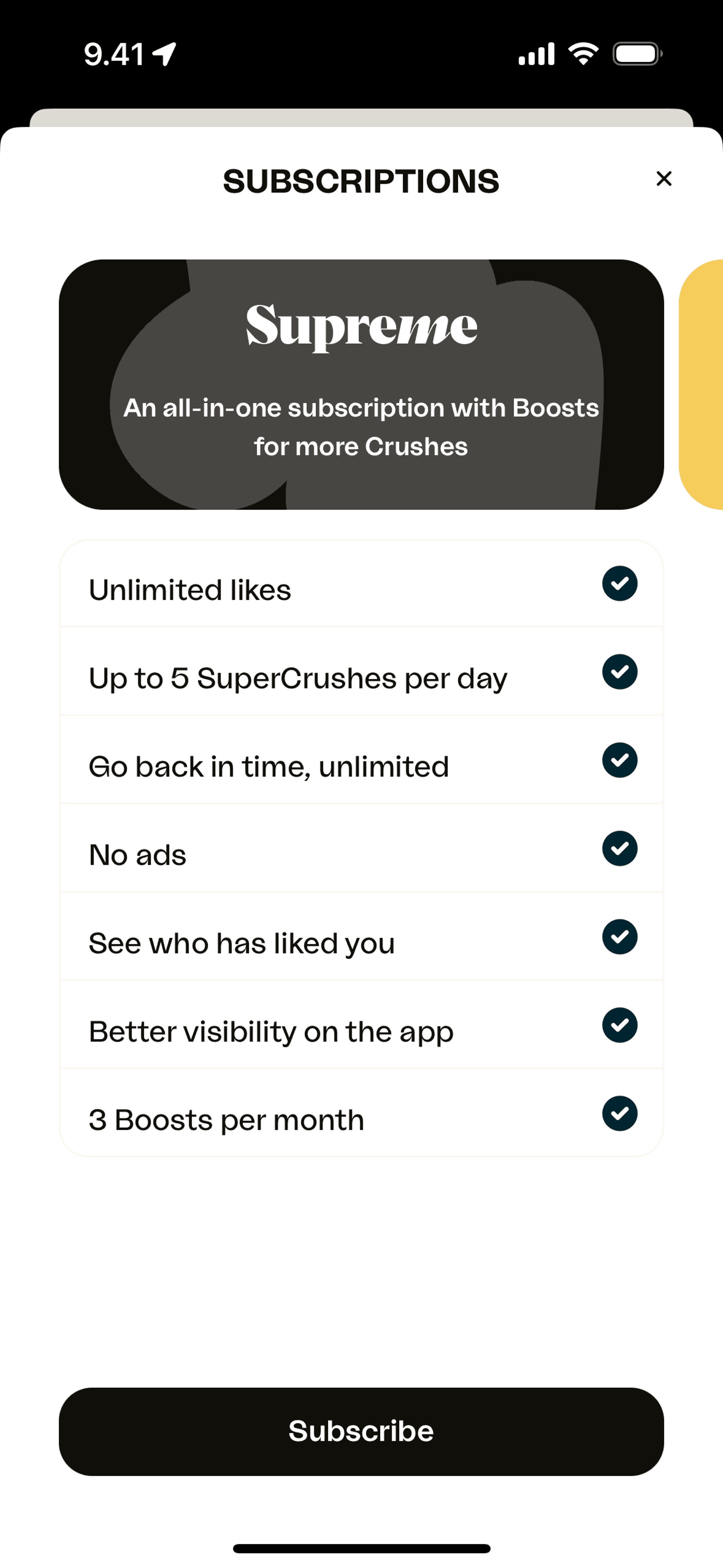 happn iOS Lifestyle interface screenshot 21