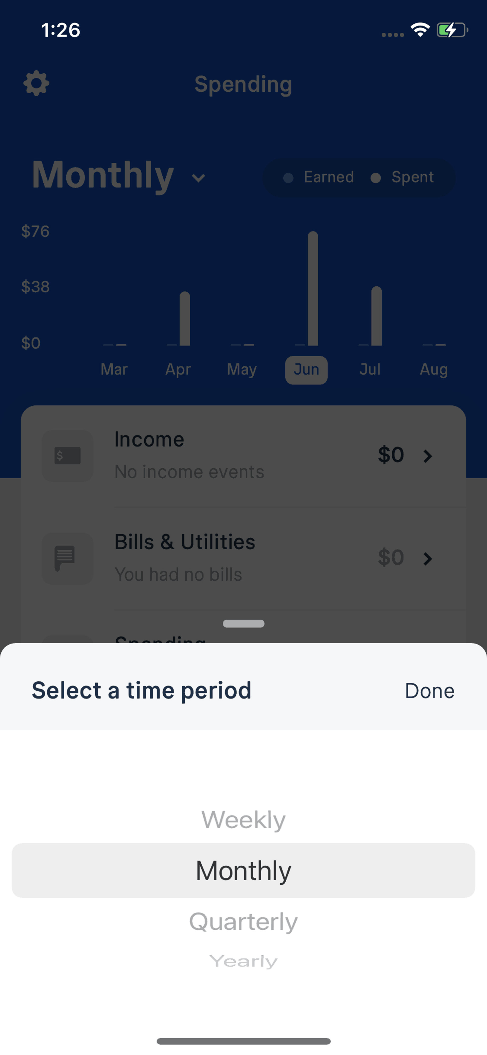 Truebill iOS Finance interface screenshot 20