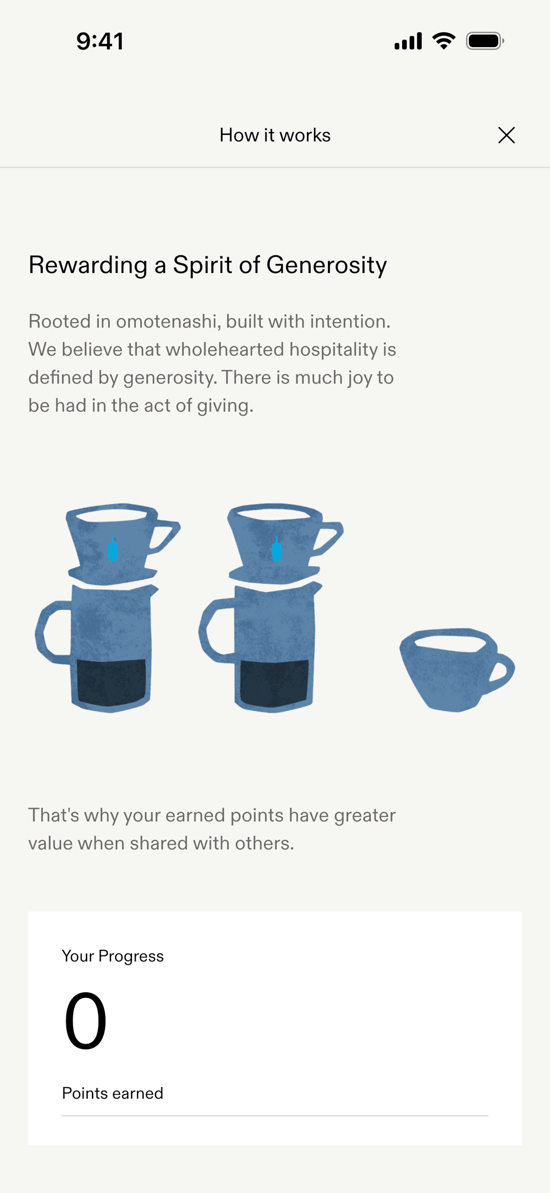Blue Bottle Coffee iOS Food & Drink interface screenshot 23