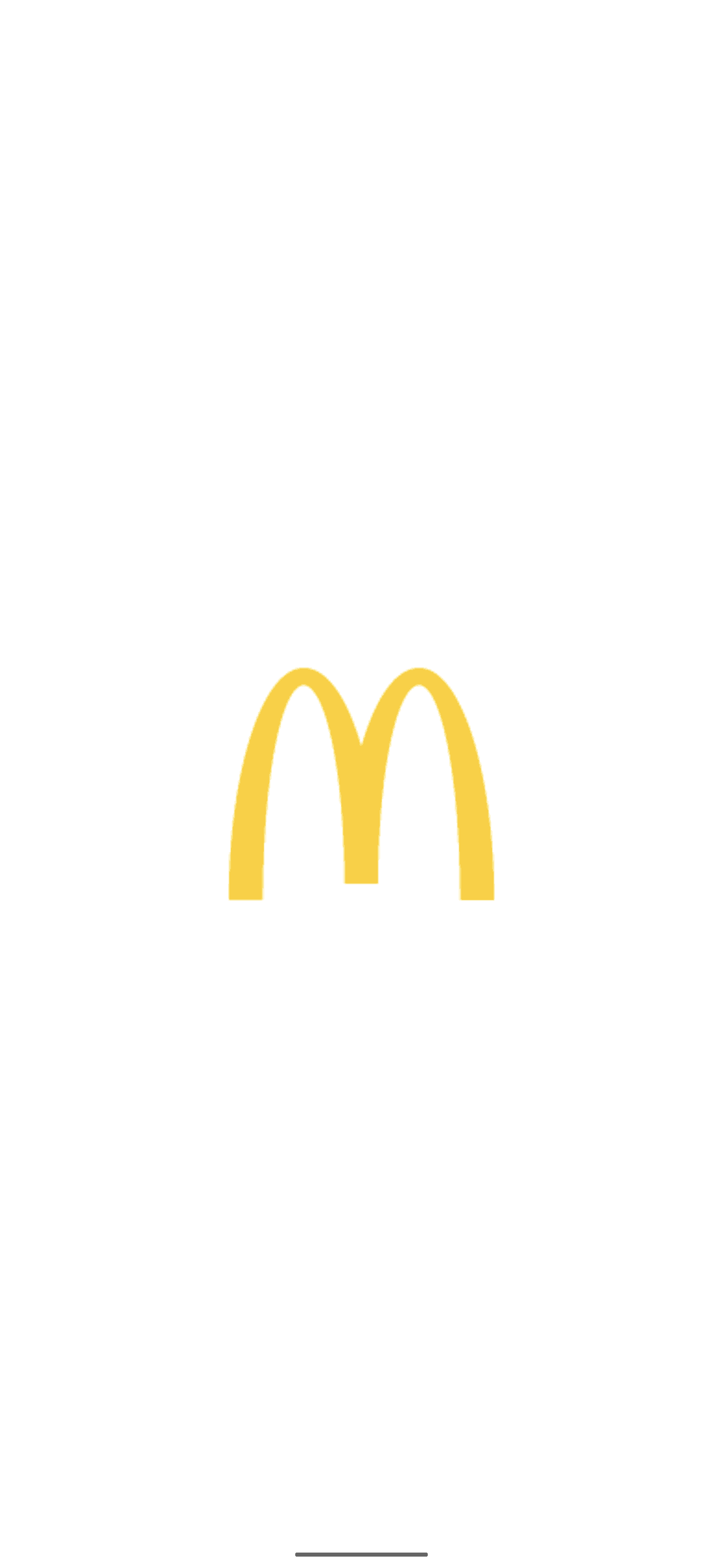 McDonald's Android Food & Drink interface screenshot 1