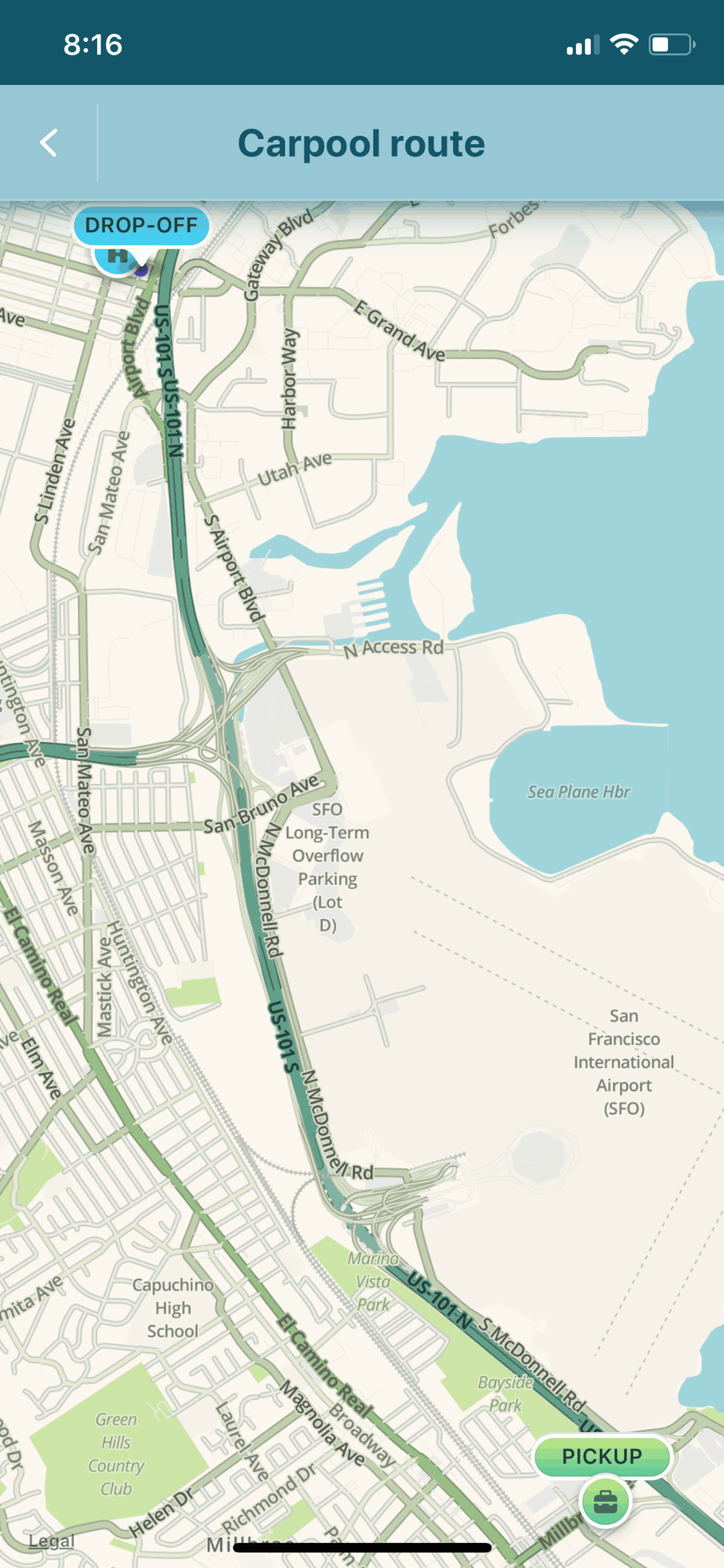 Waze Carpool iOS Maps & Navigation interface screenshot 24