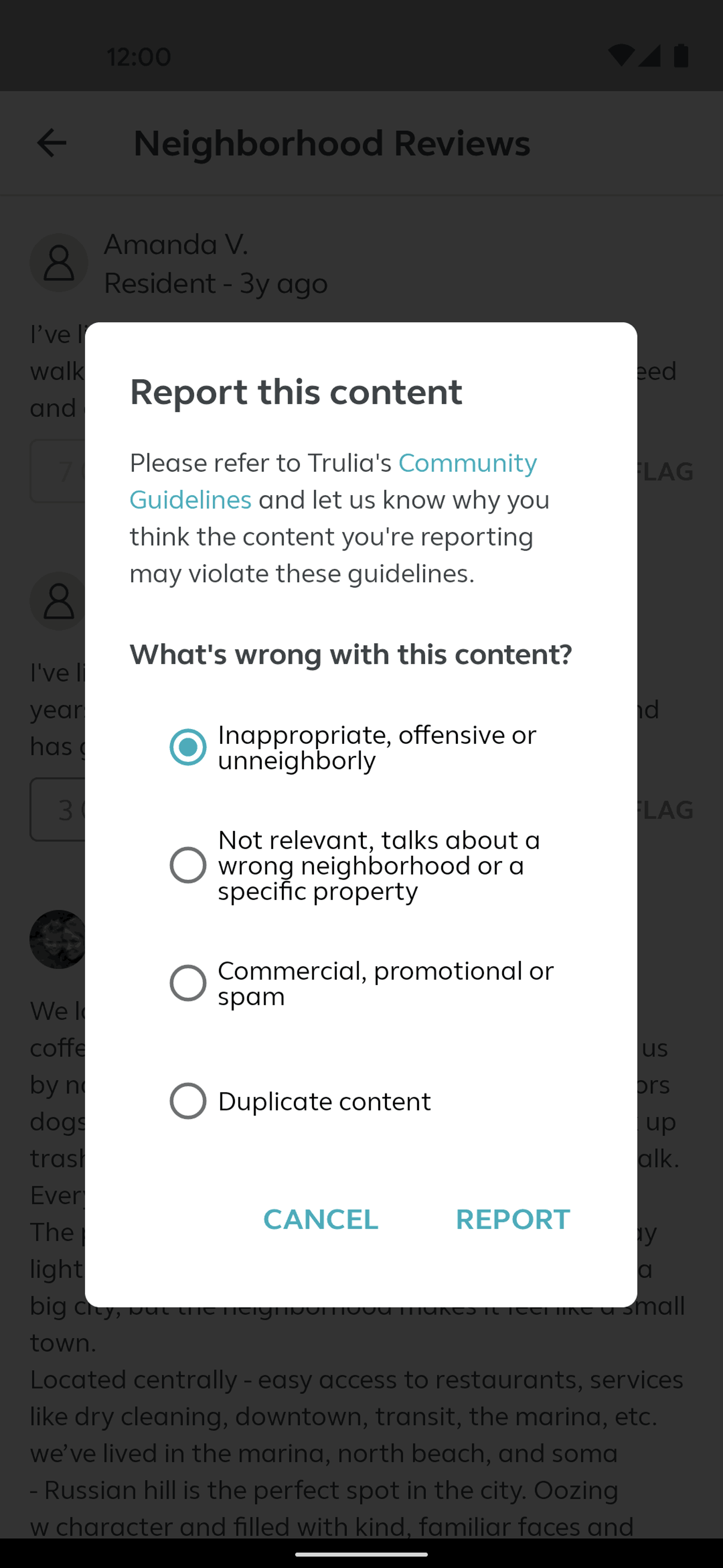 Trulia Android Real Estate interface screenshot 12