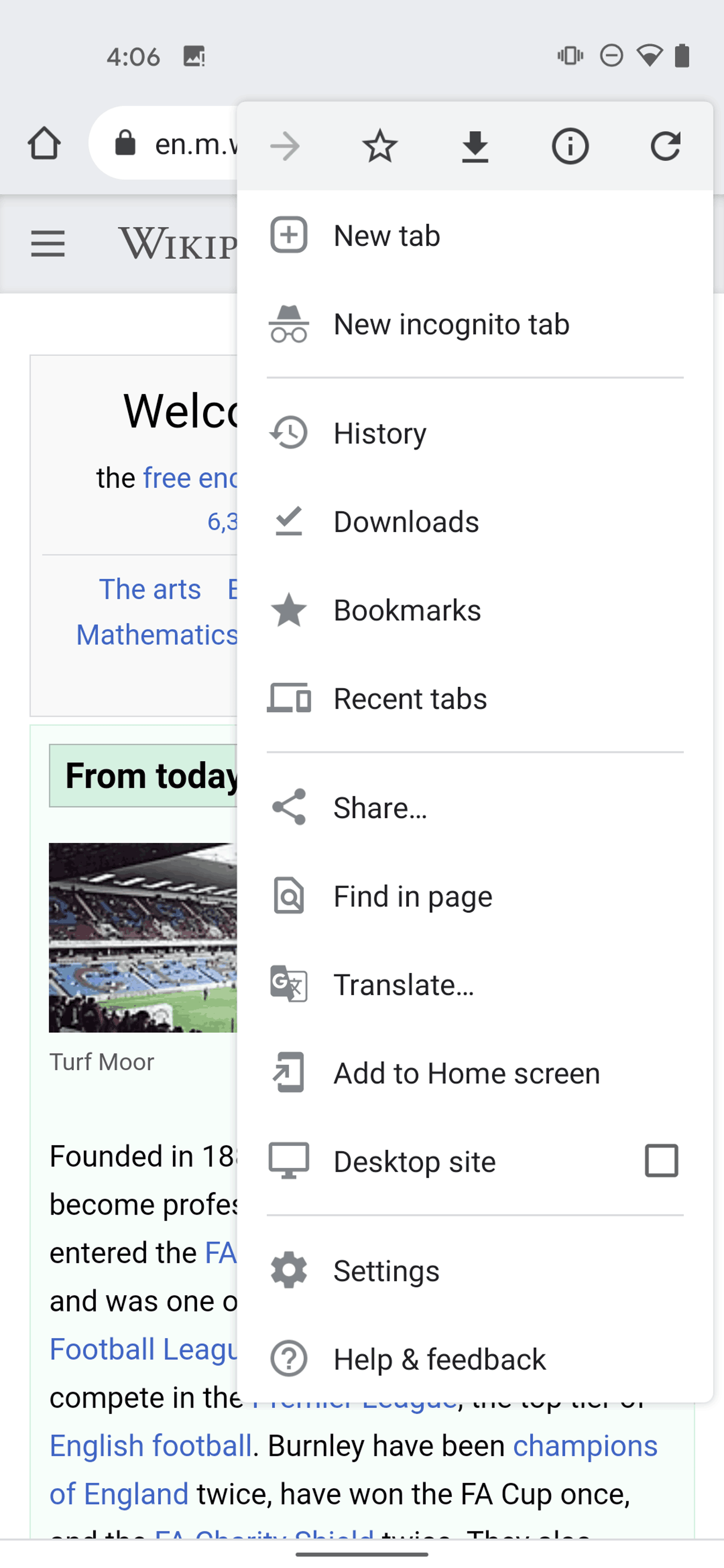 Google Chrome Android Utilities interface screenshot 21