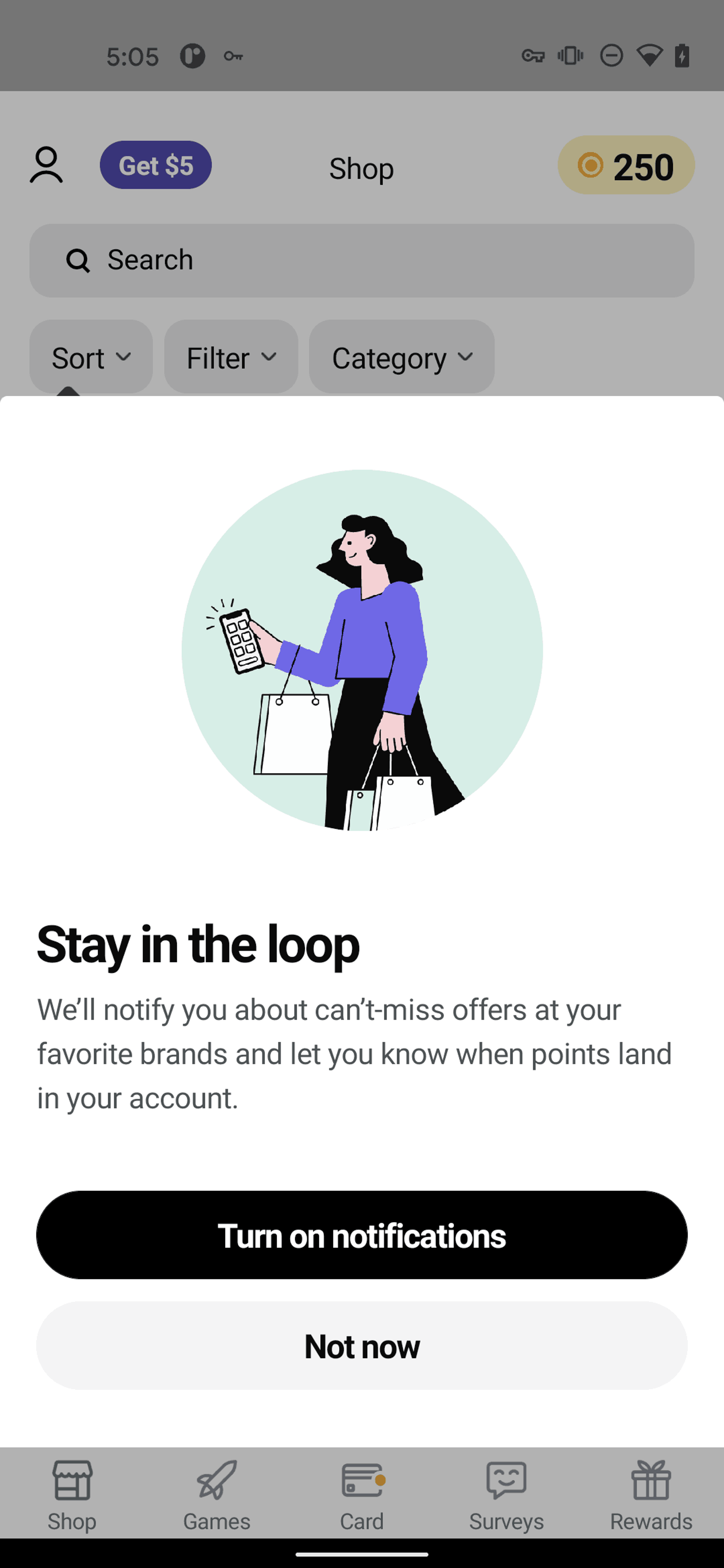 Drop Android Shopping interface screenshot 20