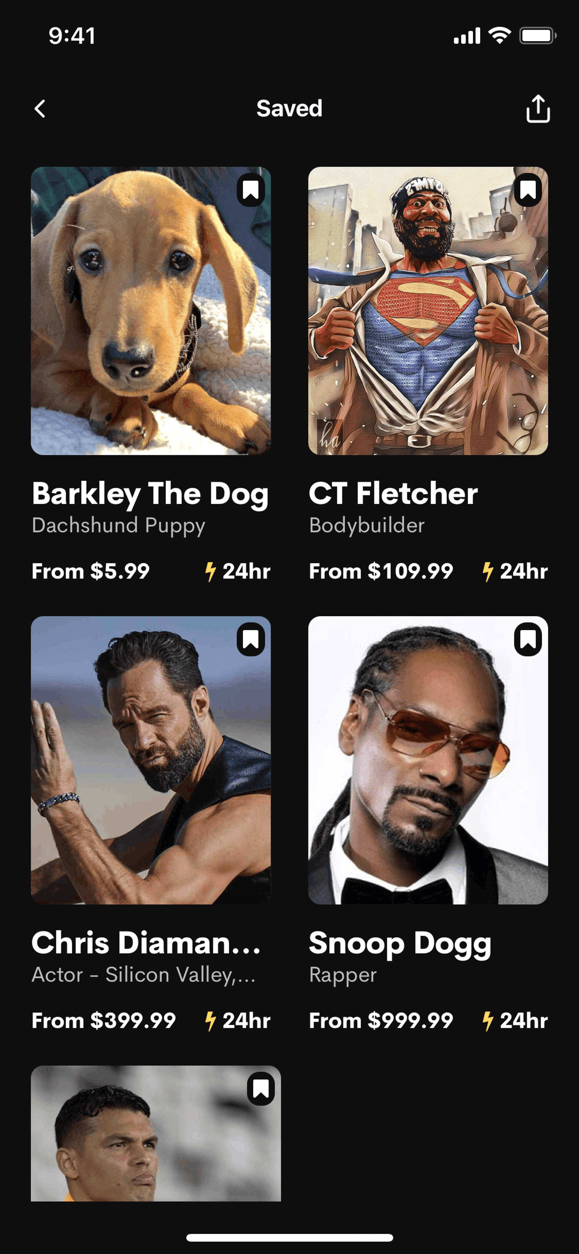 Cameo iOS Photo & Video interface screenshot 12