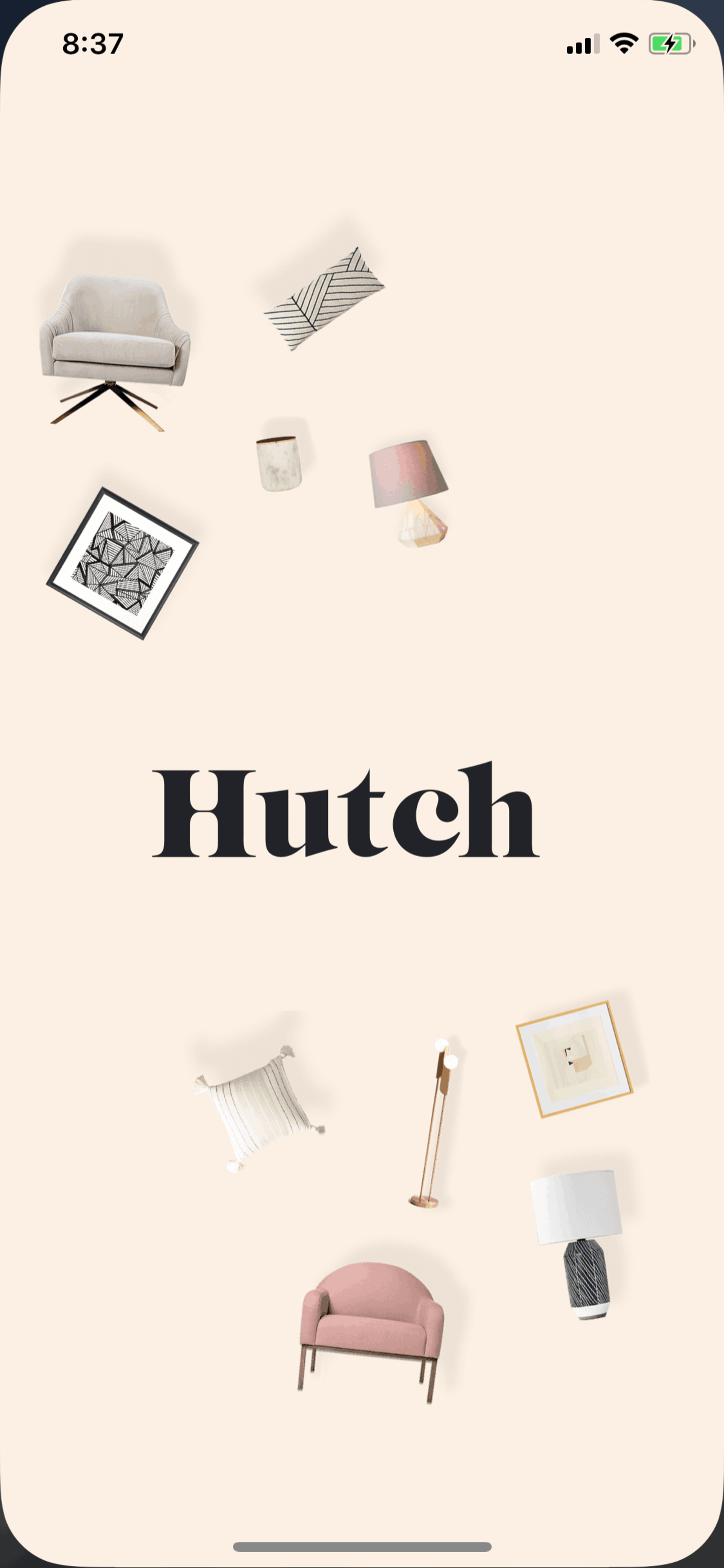Hutch iOS Lifestyle interface screenshot 1
