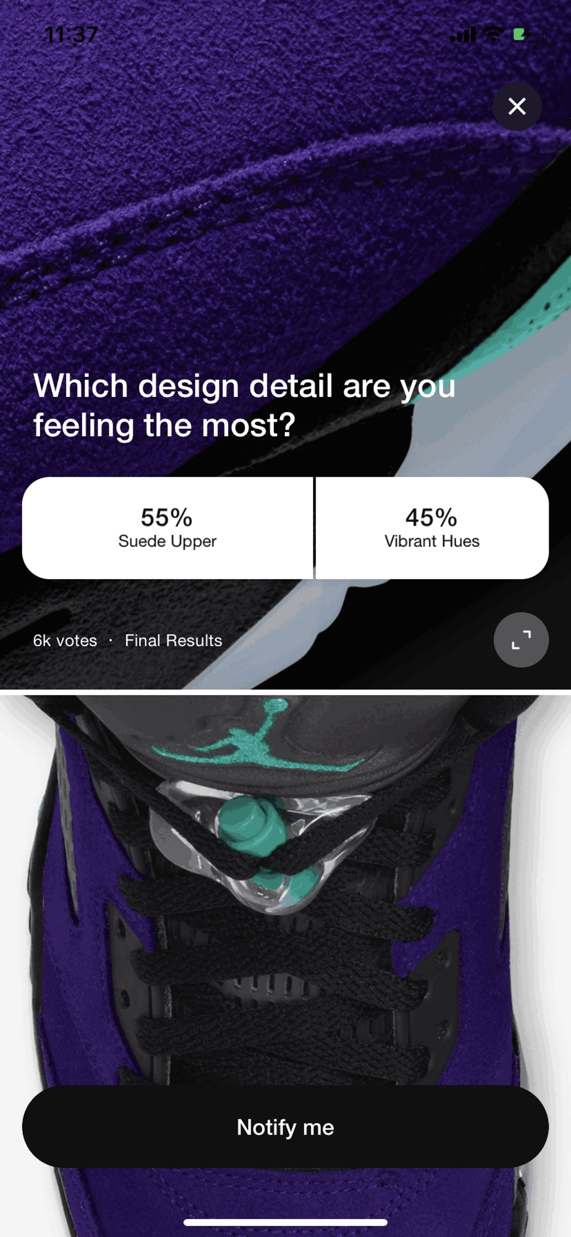 Nike SNKRS iOS Shopping interface screenshot 21