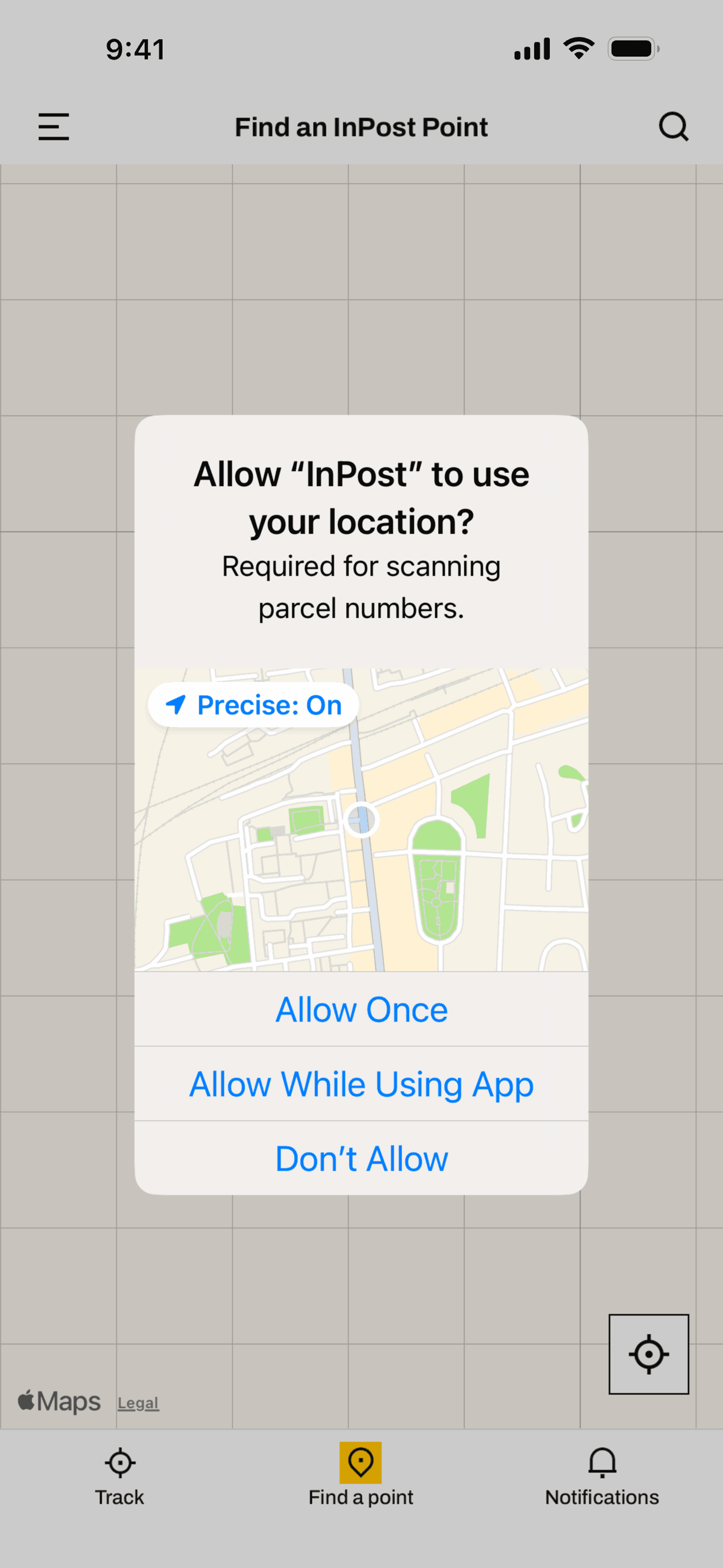 InPost UK iOS Shopping interface screenshot 7