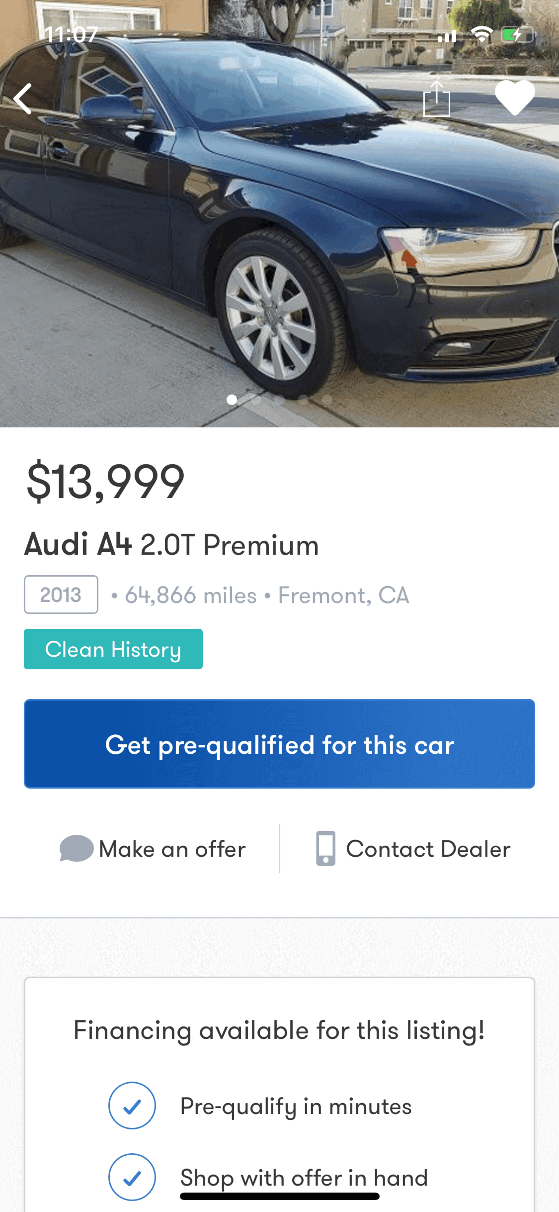 Instamotor iOS Shopping interface screenshot 12