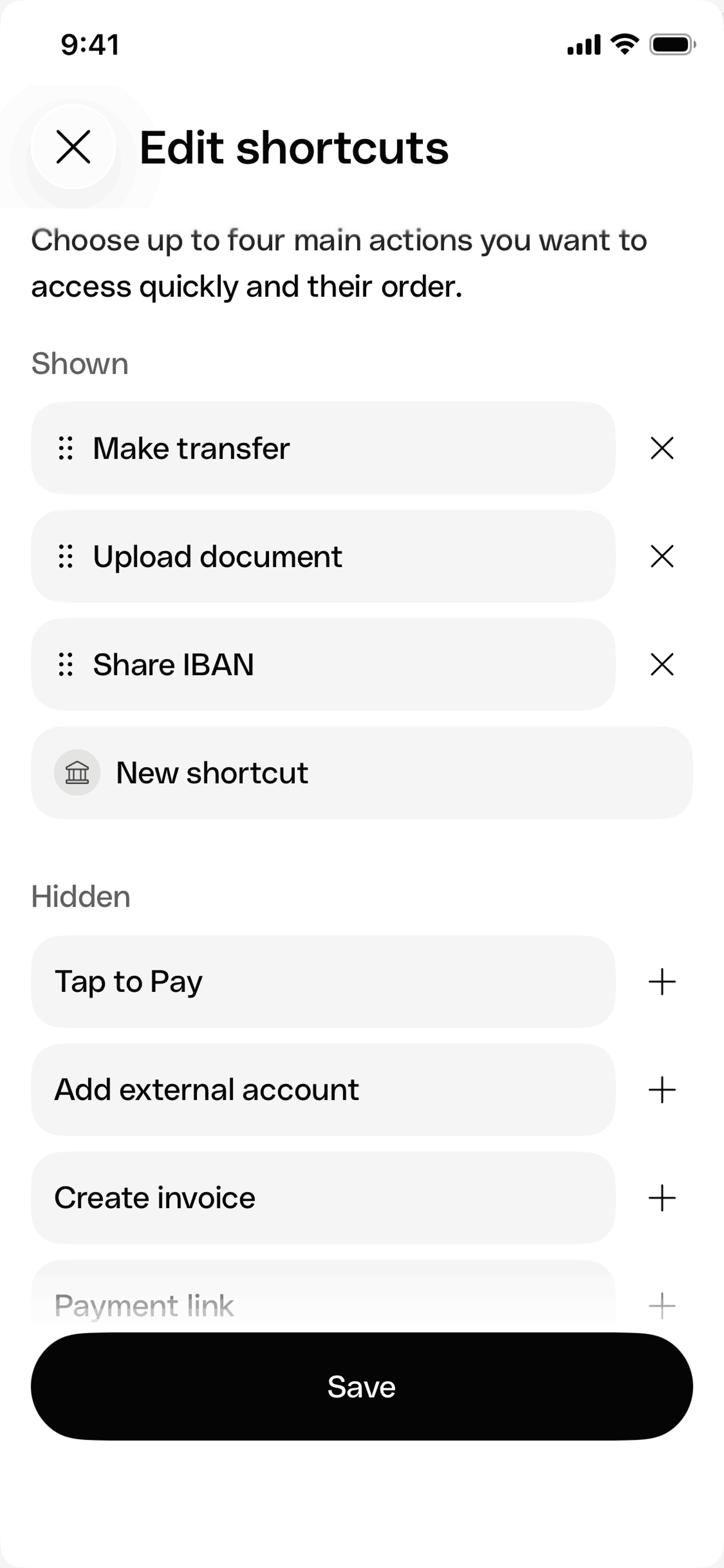 Qonto iOS Qonto interface screenshot 10