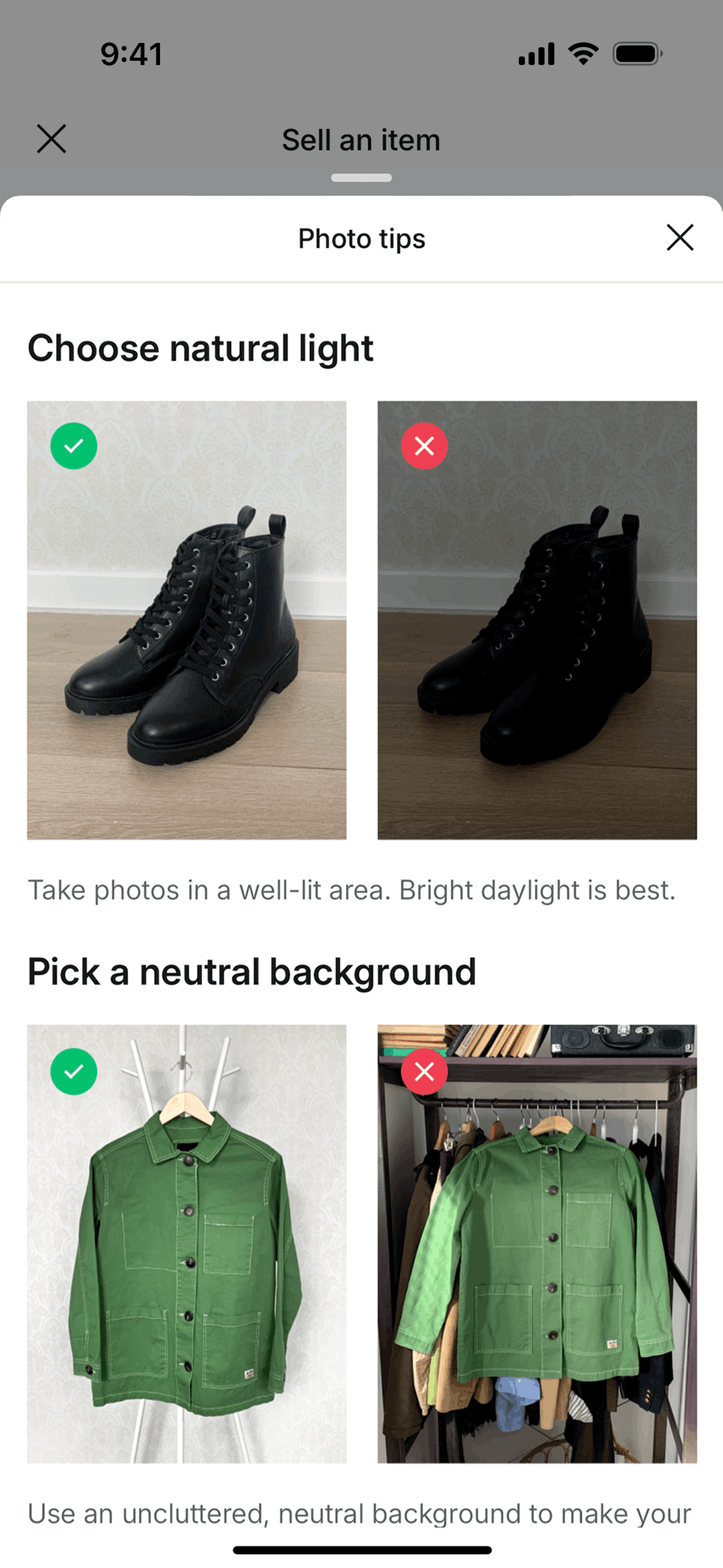 Vinted iOS Shopping interface screenshot 12