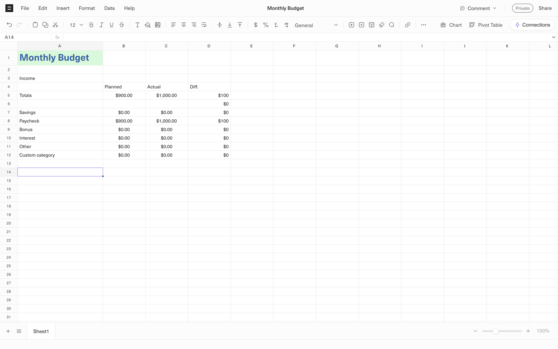 Equals Web Business interface screenshot 11