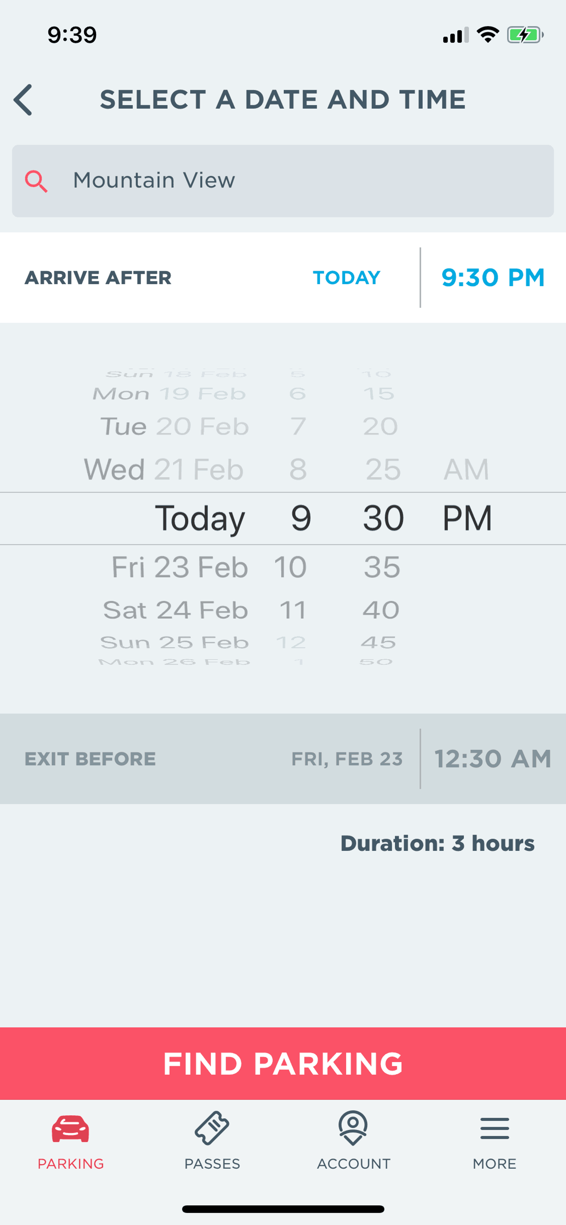 ParkWhiz iOS Maps & Navigation interface screenshot 8