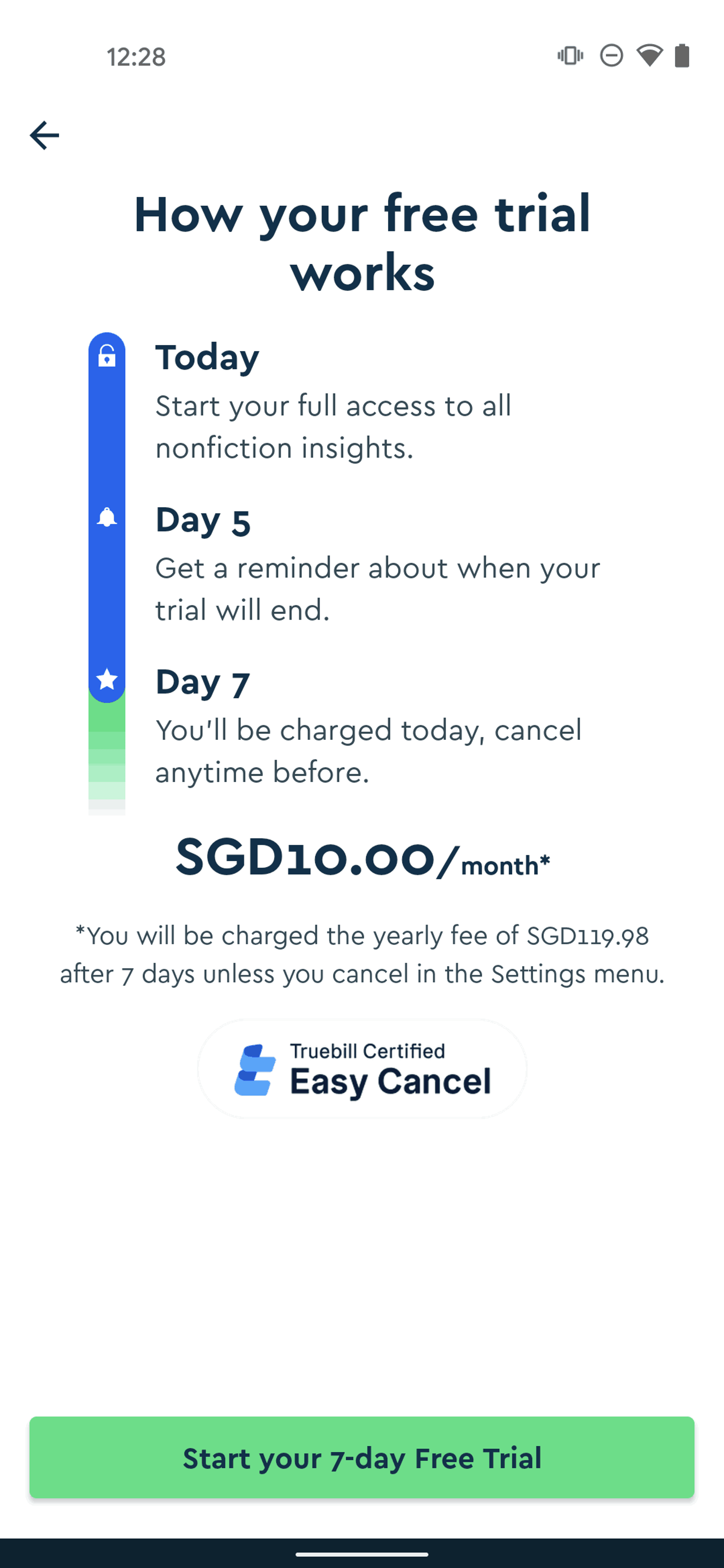Blinkist Android Education interface screenshot 16