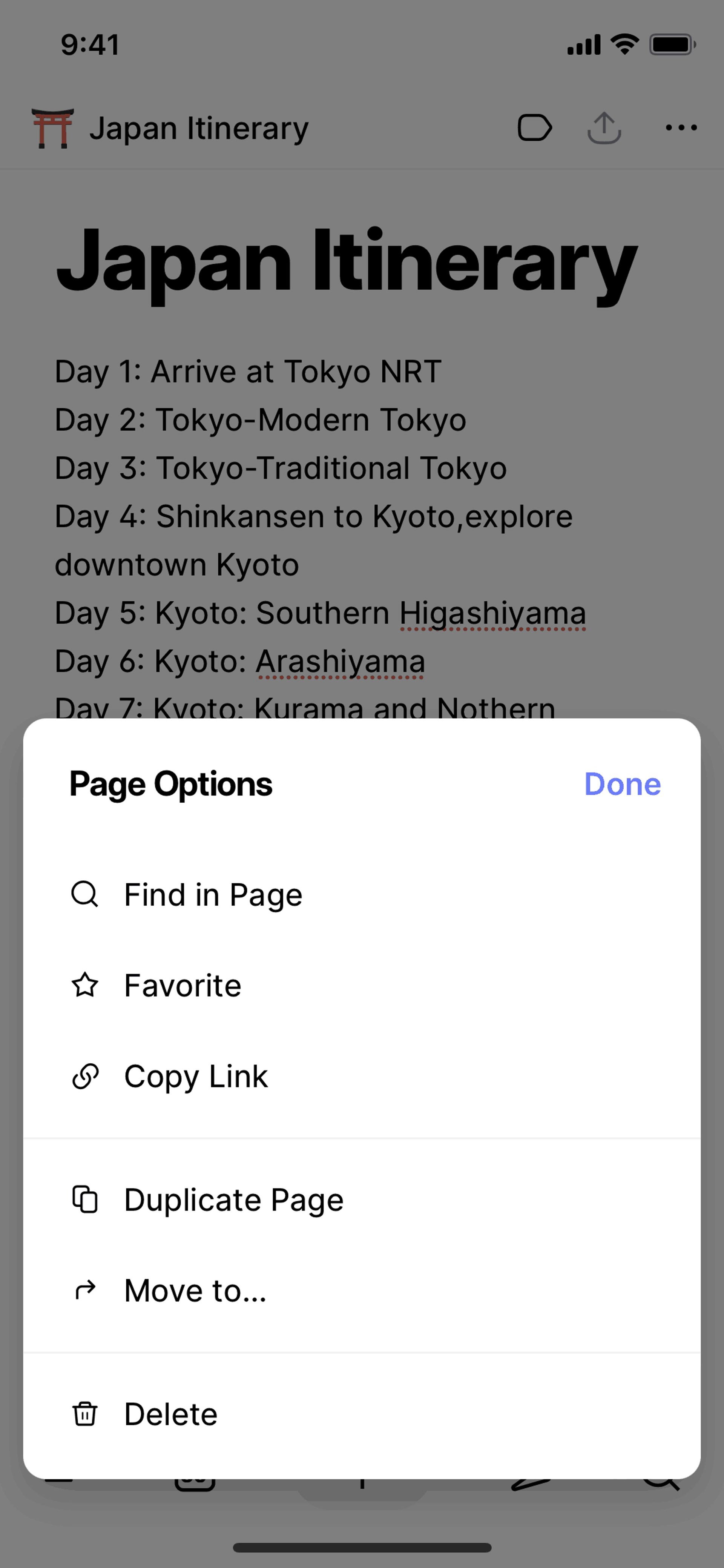 Clover iOS Productivity interface screenshot 23