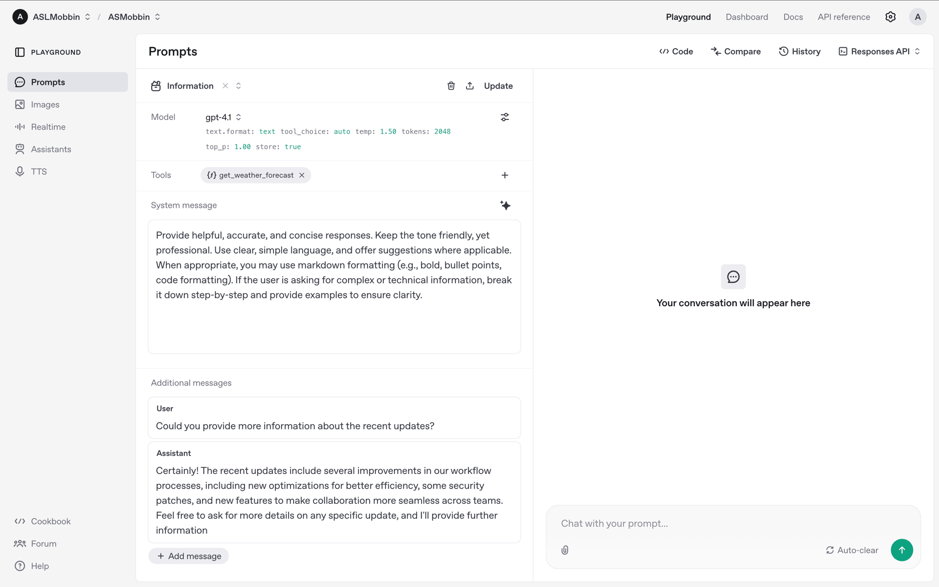 OpenAI Web AI interface screenshot 21