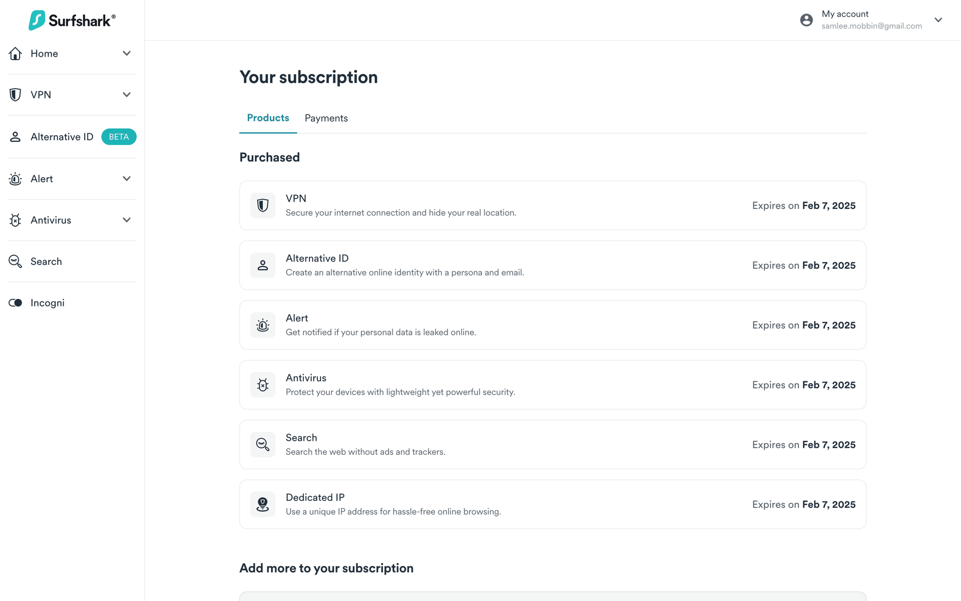 Surfshark Web Utilities interface screenshot 11