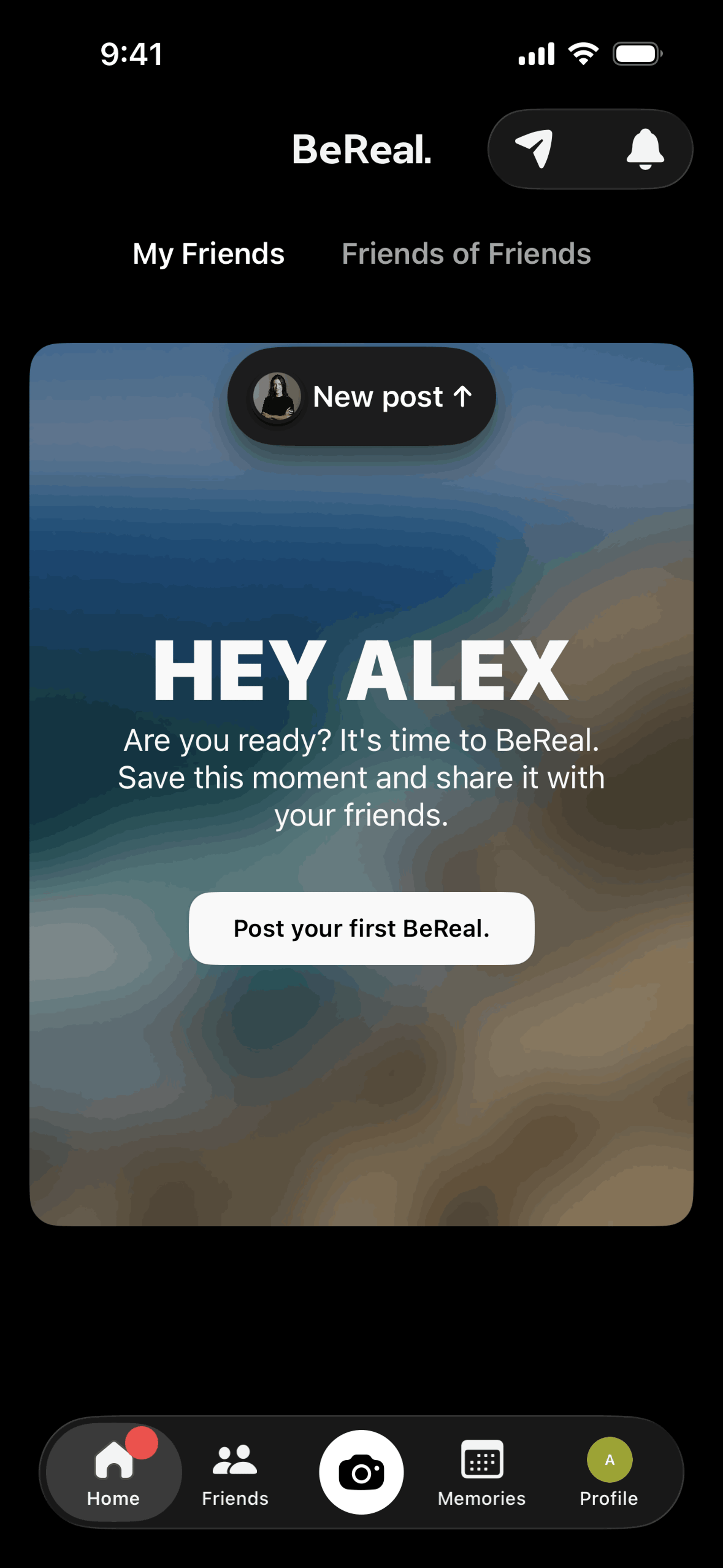 BeReal. iOS Photo & Video interface screenshot 8