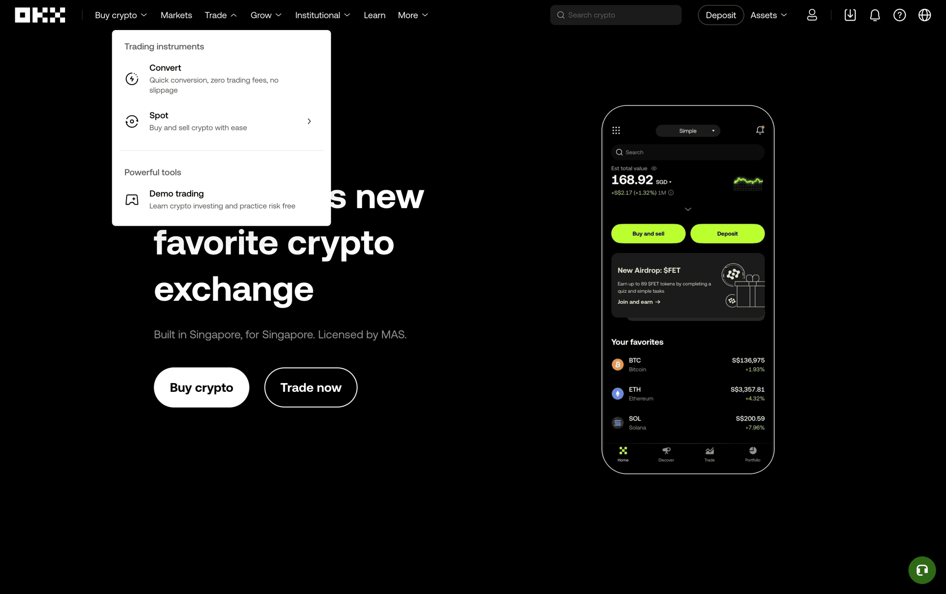 OKX Web Finance interface screenshot 5