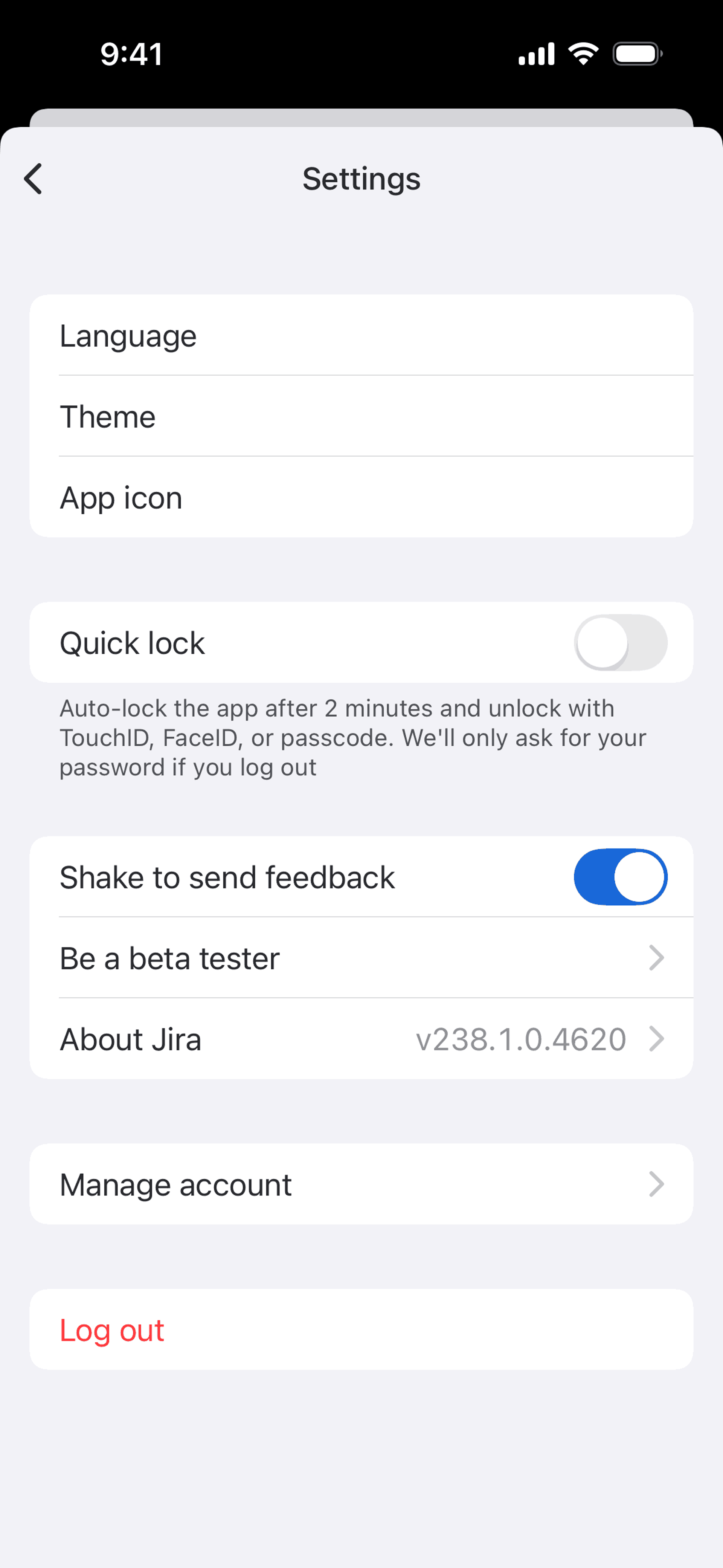 Jira Cloud iOS Business interface screenshot 16