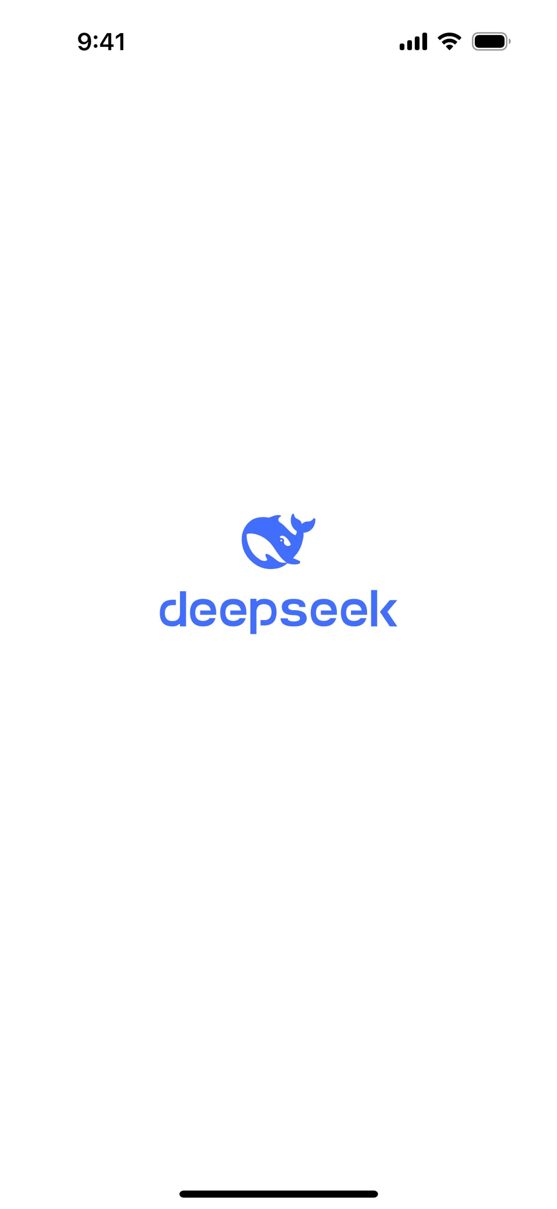 DeepSeek iOS Productivity interface screenshot 1