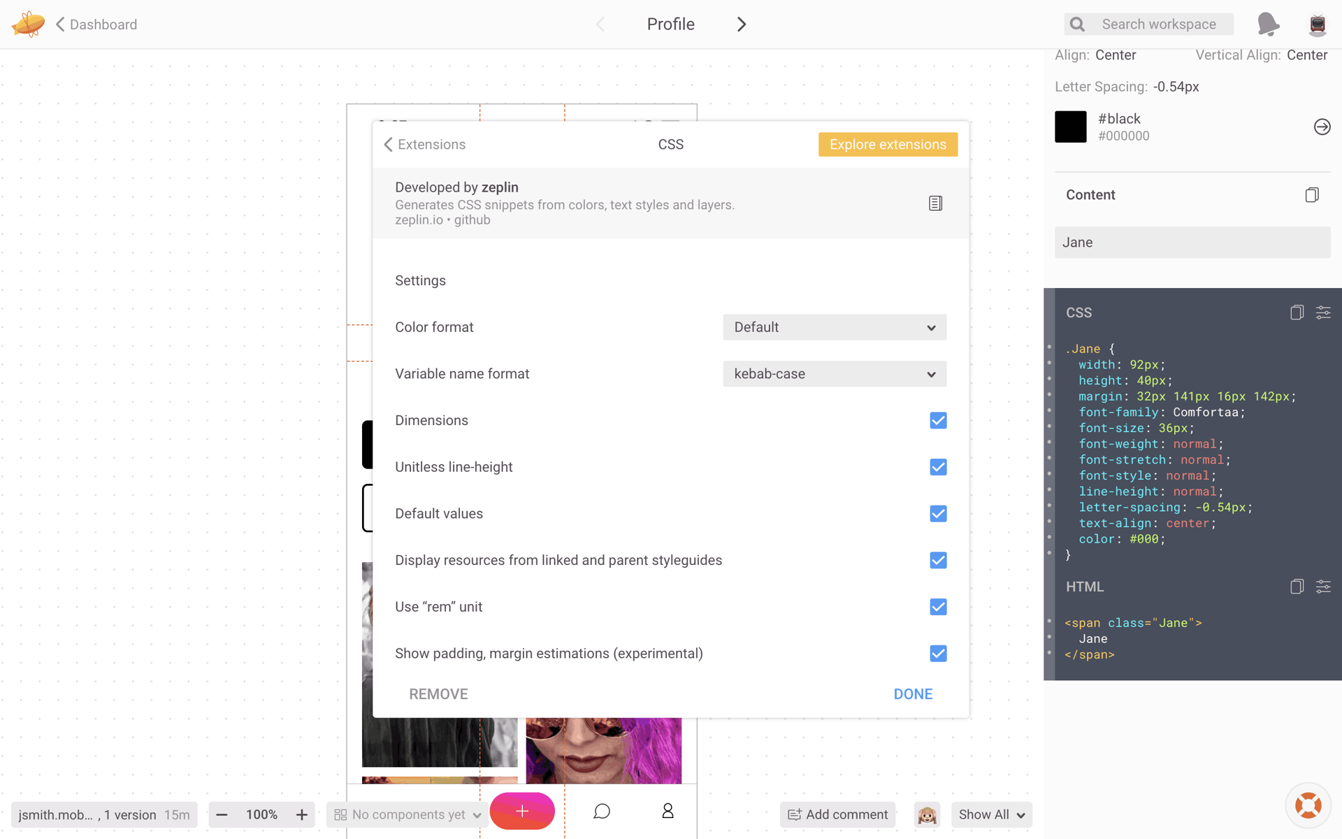 Zeplin Web Productivity interface screenshot 15