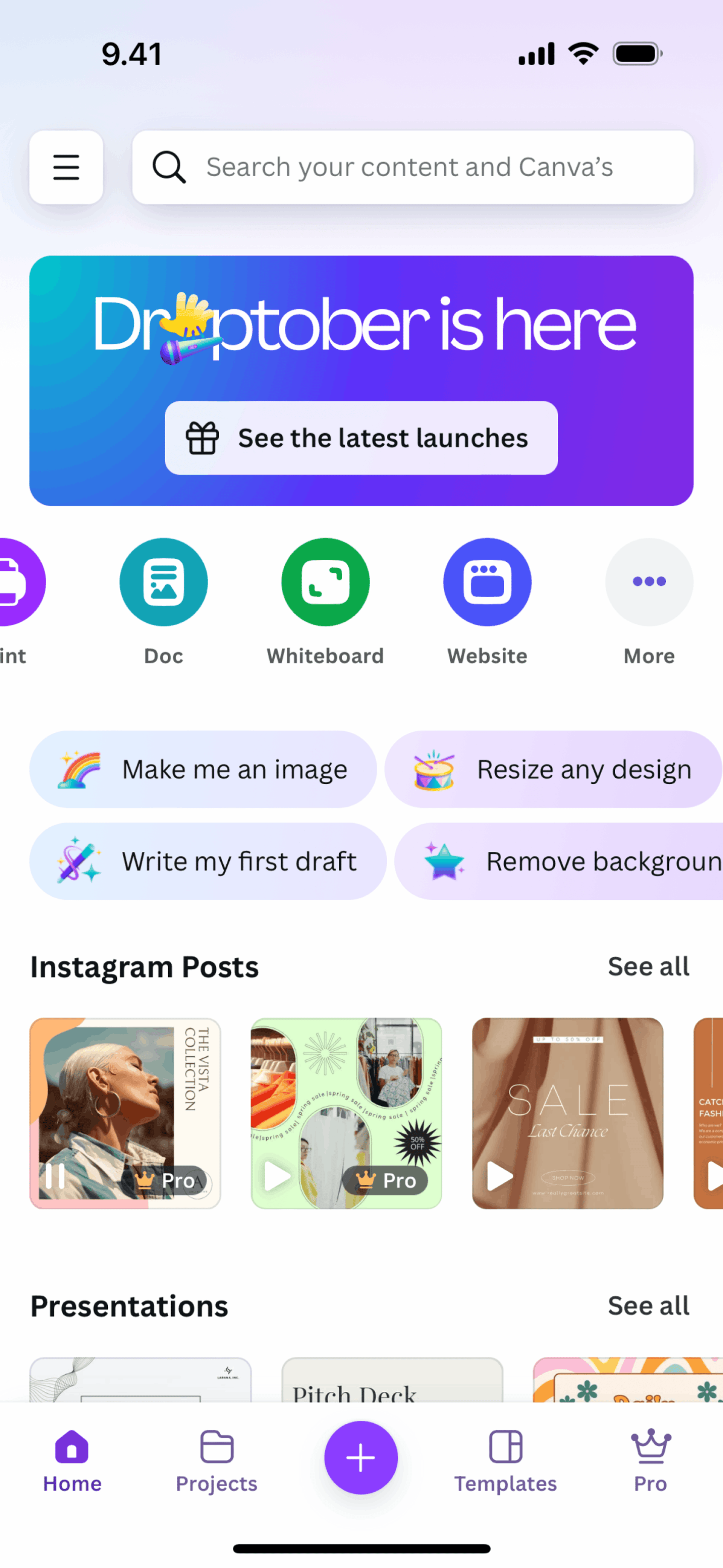 Canva iOS Photo & Video interface screenshot 20