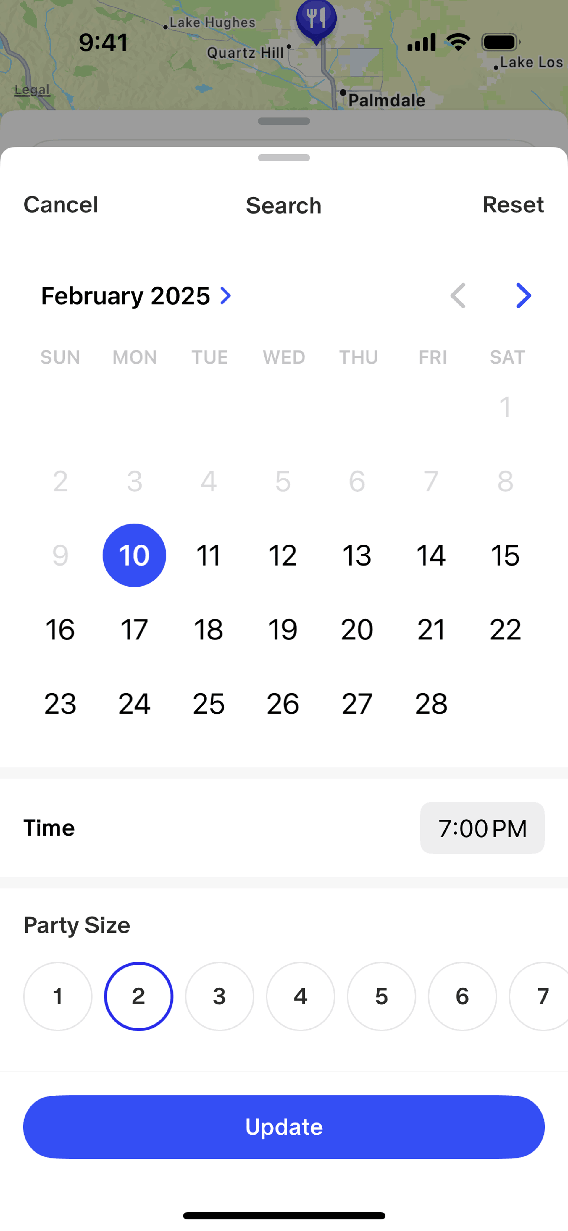 Tock iOS Food & Drink interface screenshot 12