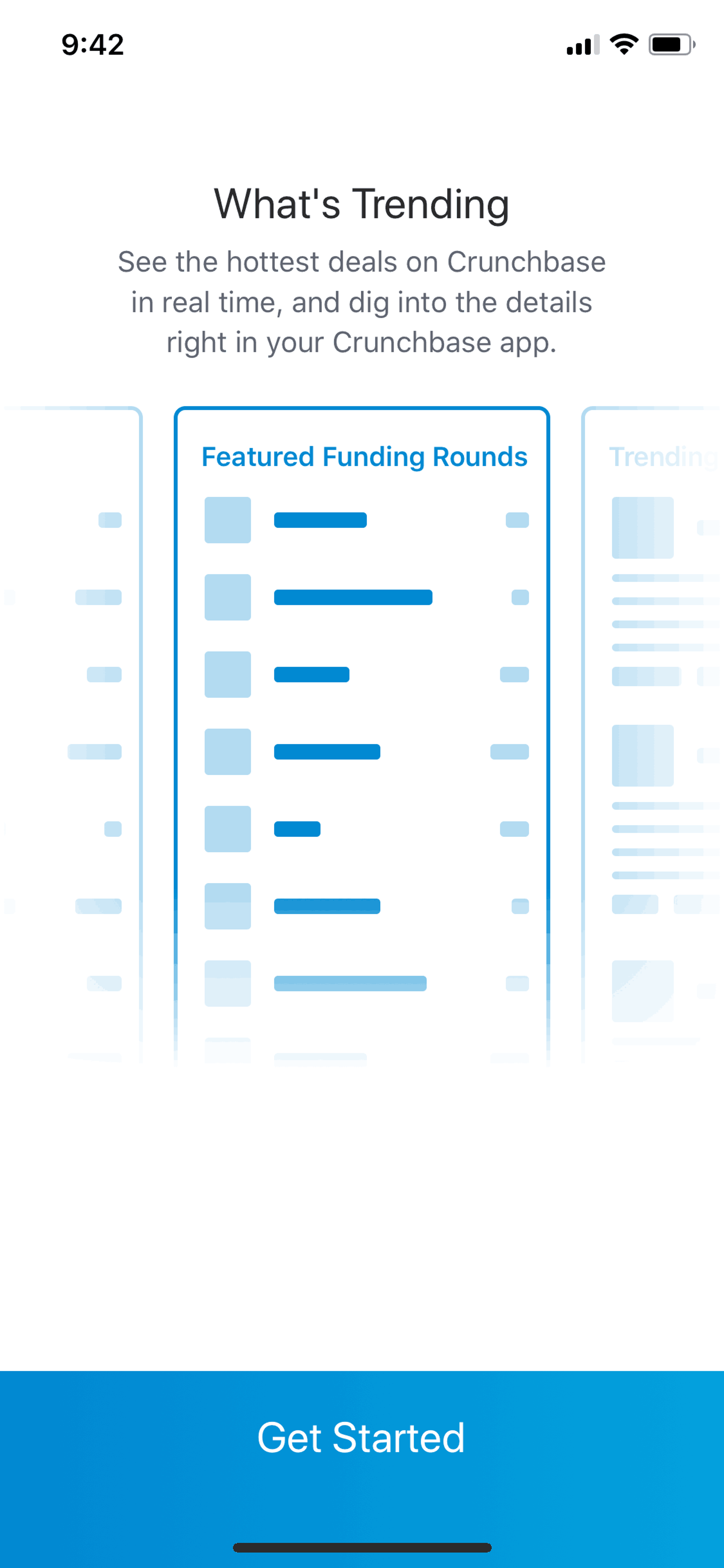 Crunchbase iOS Business interface screenshot 4