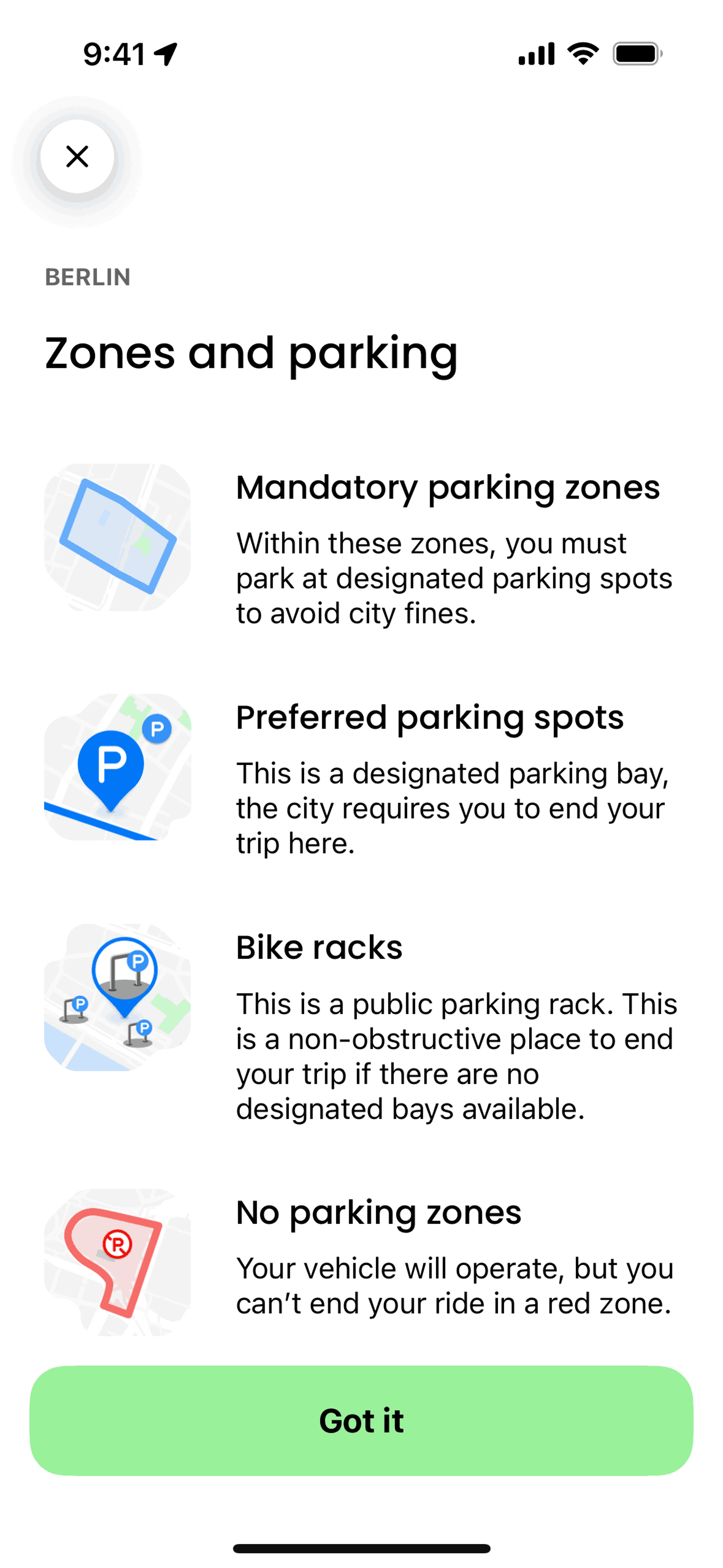 Lime iOS Travel & Transportation interface screenshot 20