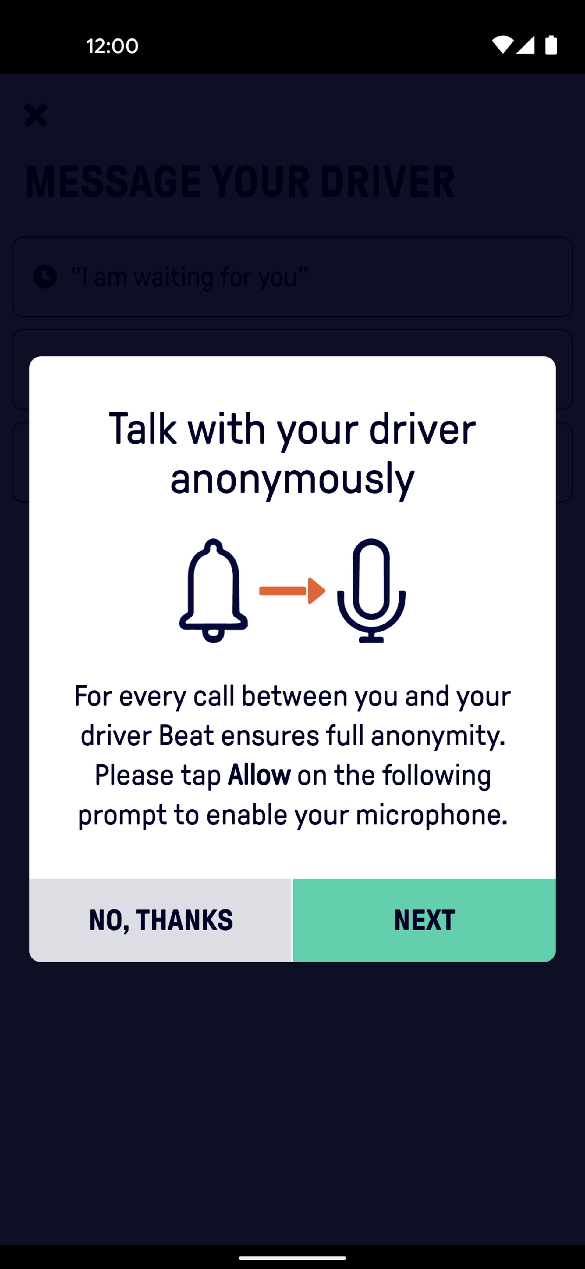 Beat Passenger Android Travel & Transportation interface screenshot 8