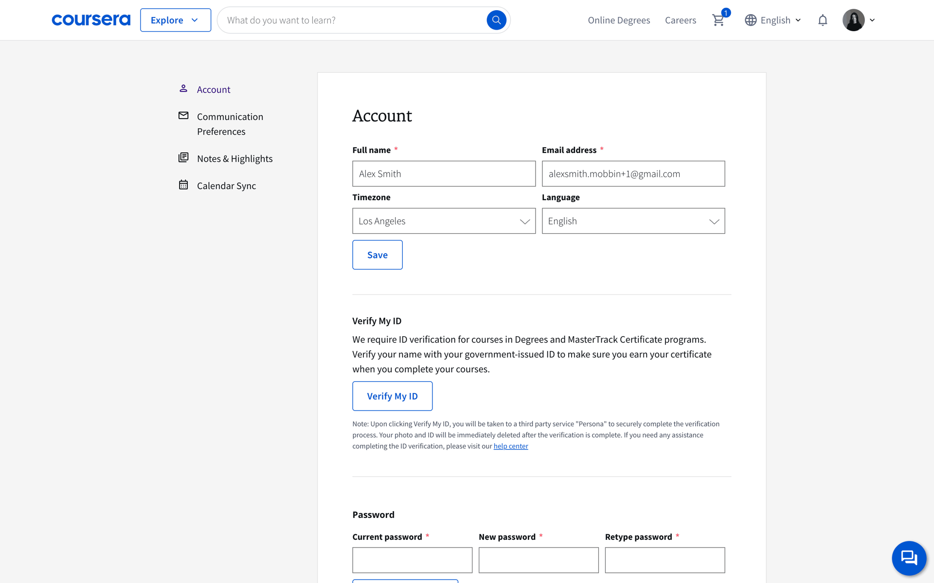 Coursera Web Education interface screenshot 24