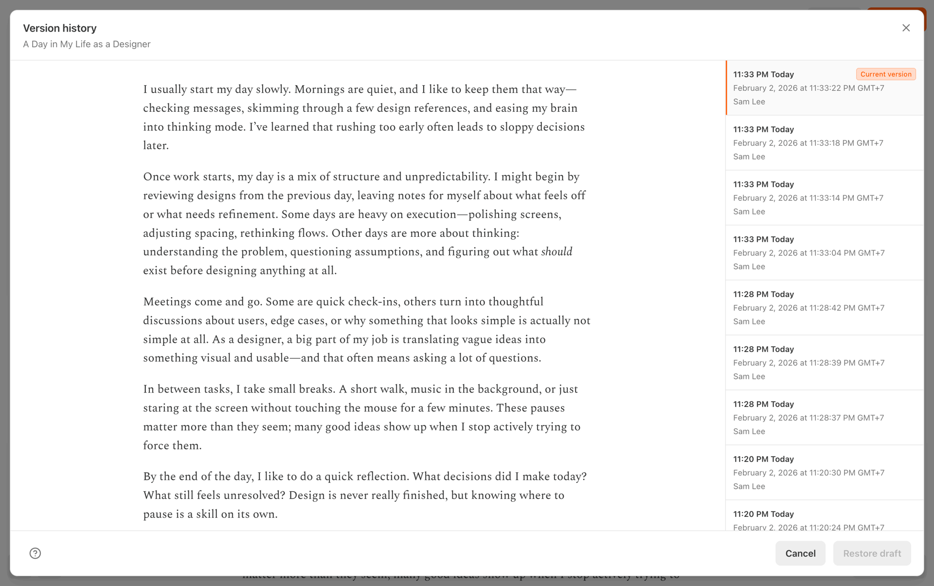 Substack Web News interface screenshot 9