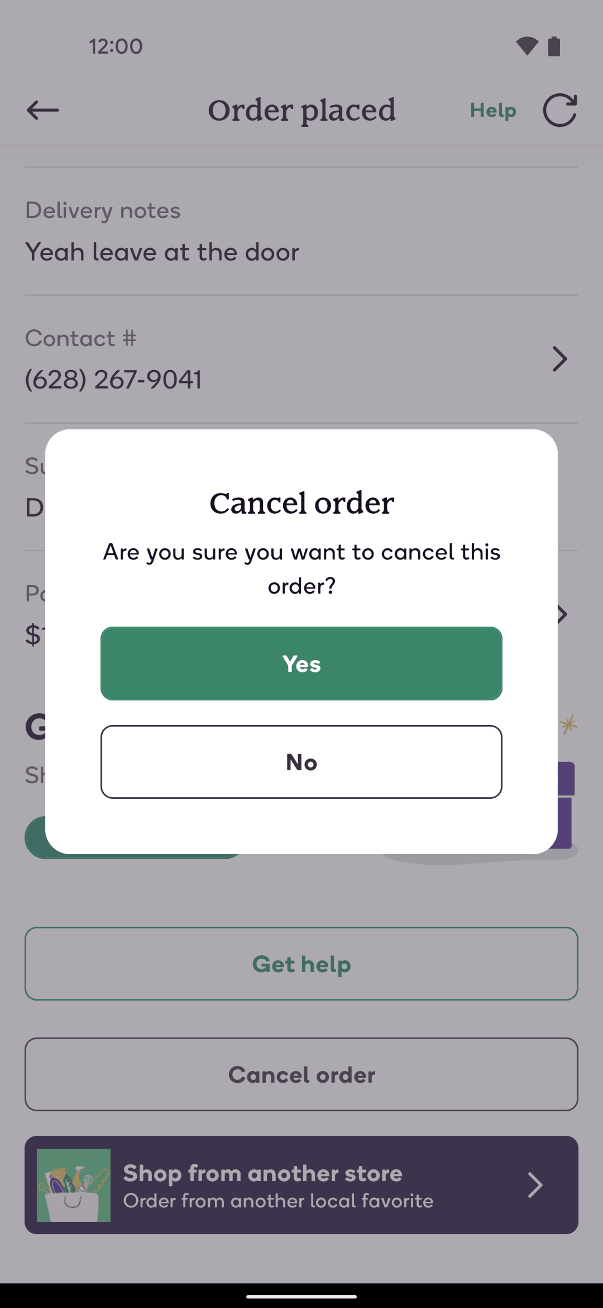 Shipt Android Food & Drink interface screenshot 19