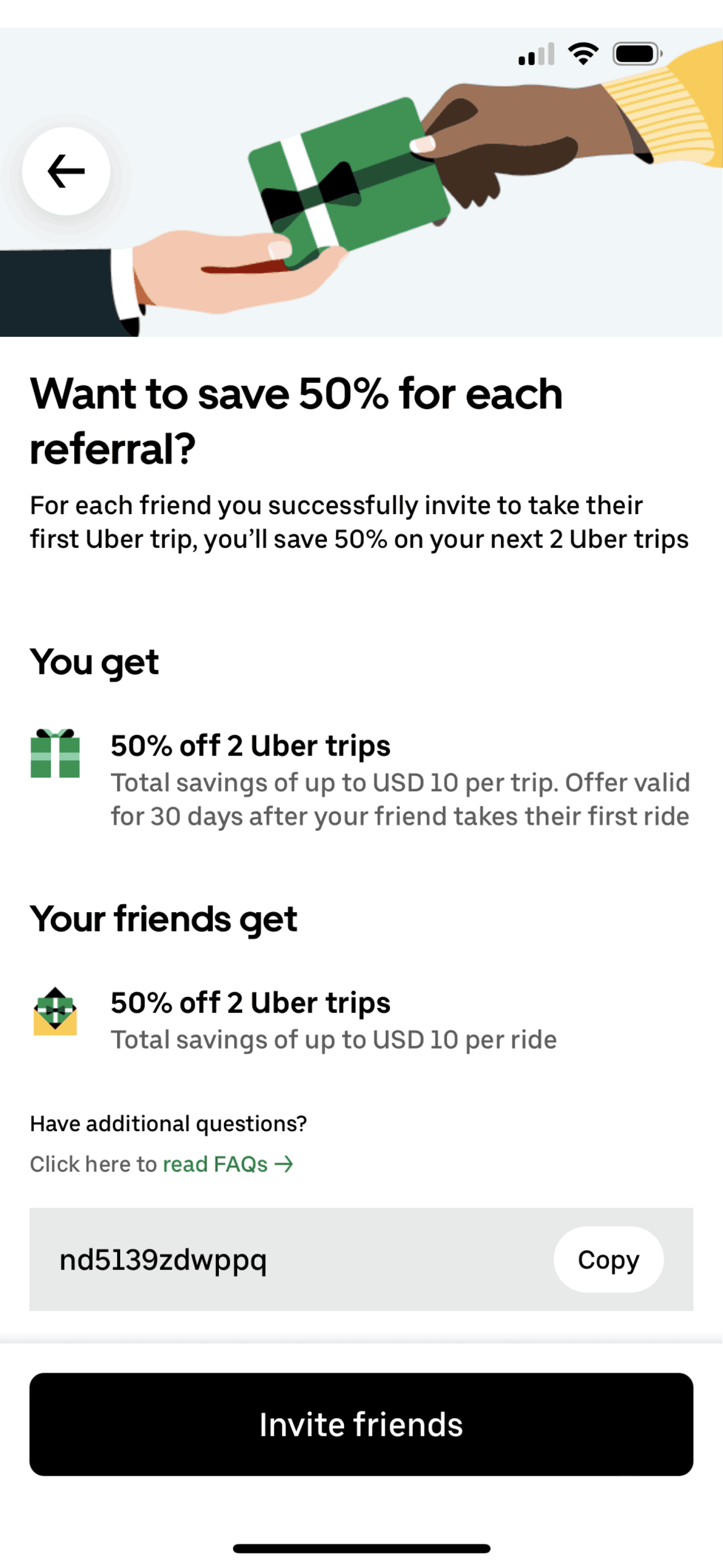 Uber iOS Travel & Transportation interface screenshot 13