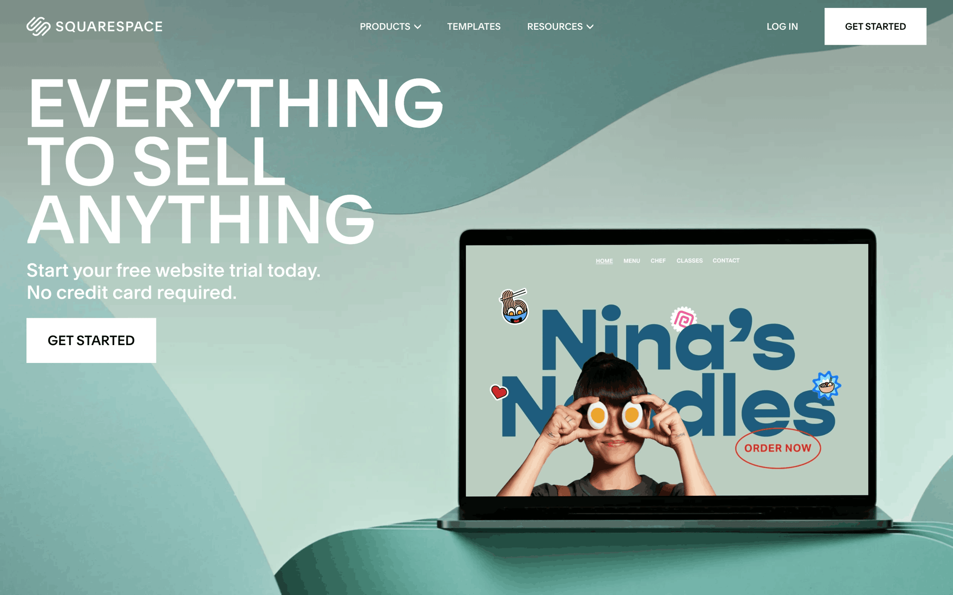 Squarespace Web Business interface screenshot 1