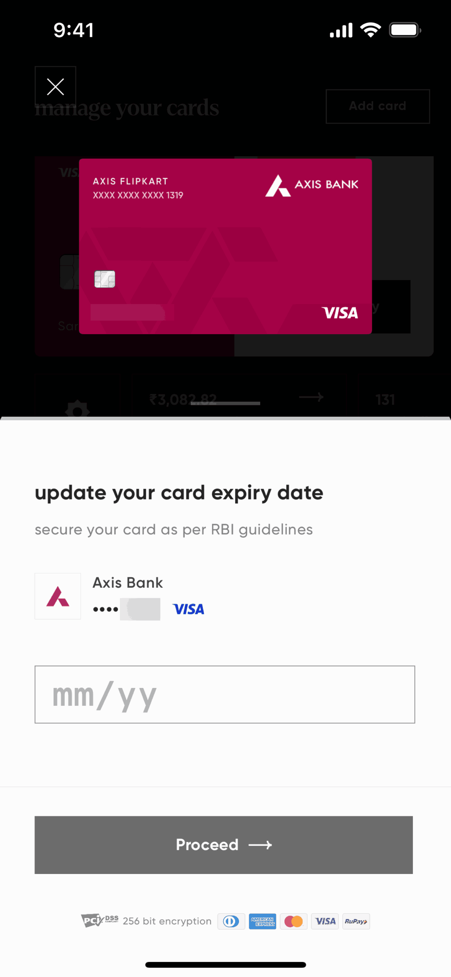 CRED iOS Finance interface screenshot 6